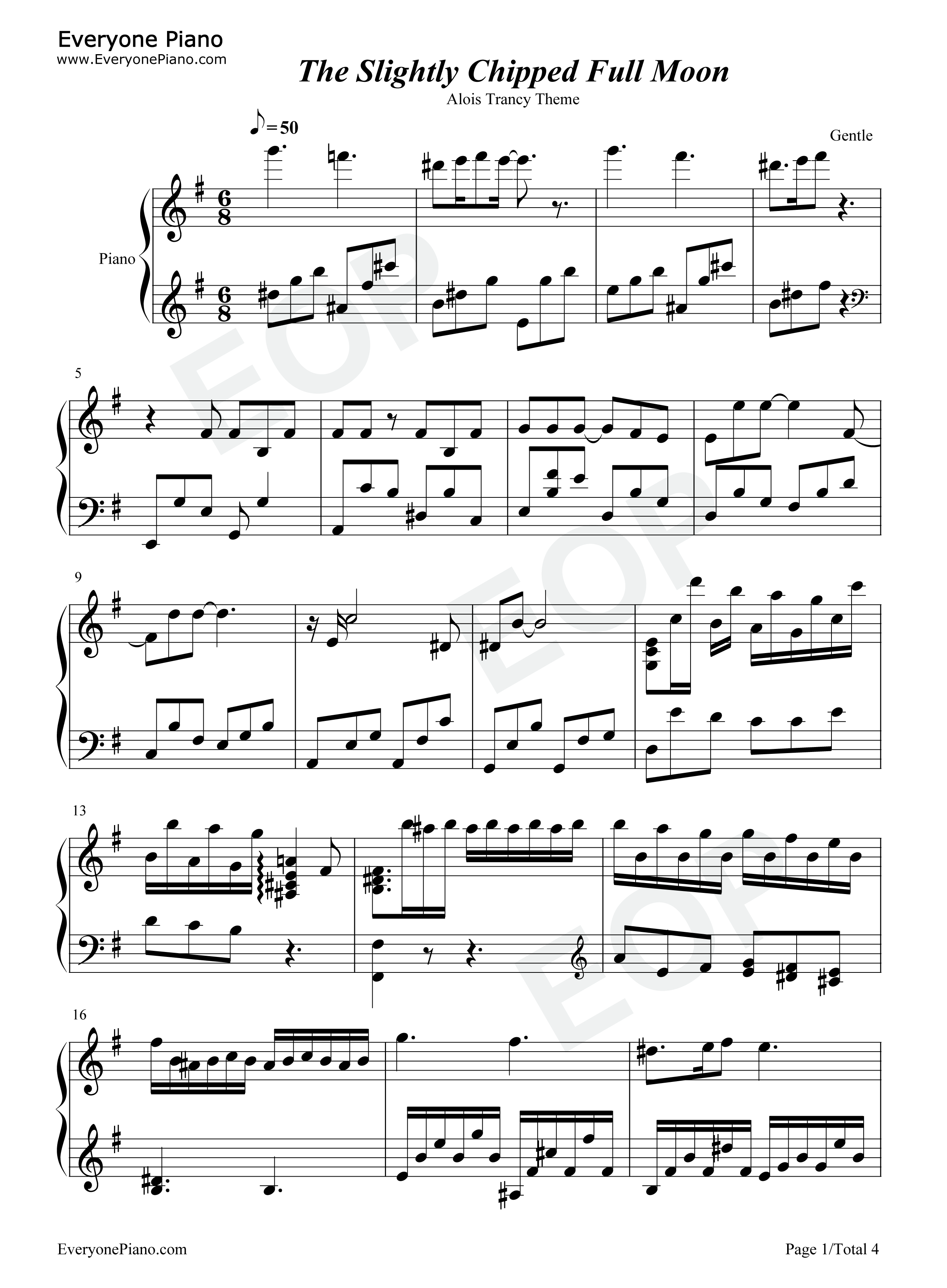 The_Slightly_Chipped_Full_Moon钢琴谱_岩崎琢