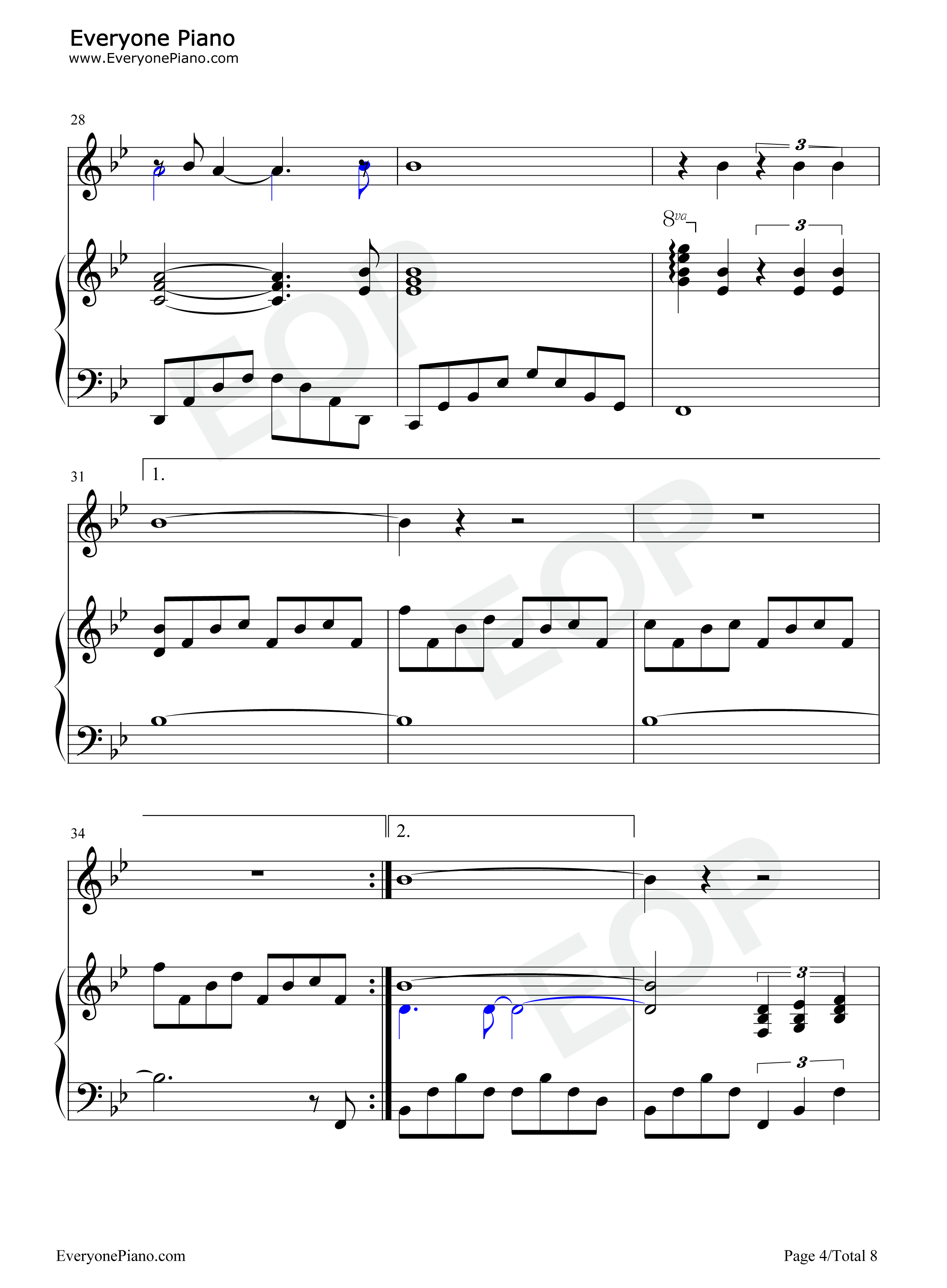 Endless_Love钢琴谱_Lionel_Richie_&_Diana_Ross