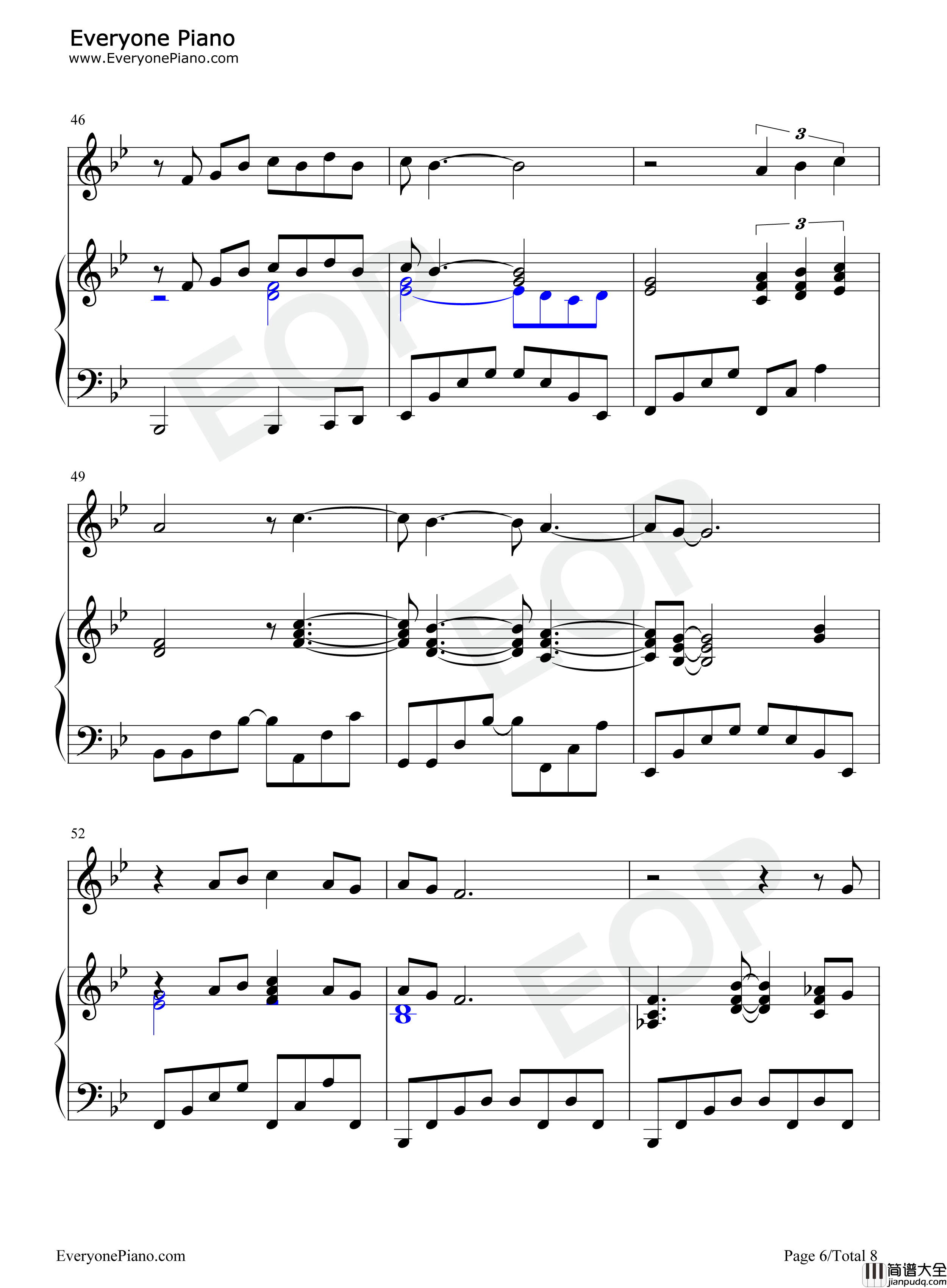 Endless_Love钢琴谱_Lionel_Richie_&_Diana_Ross