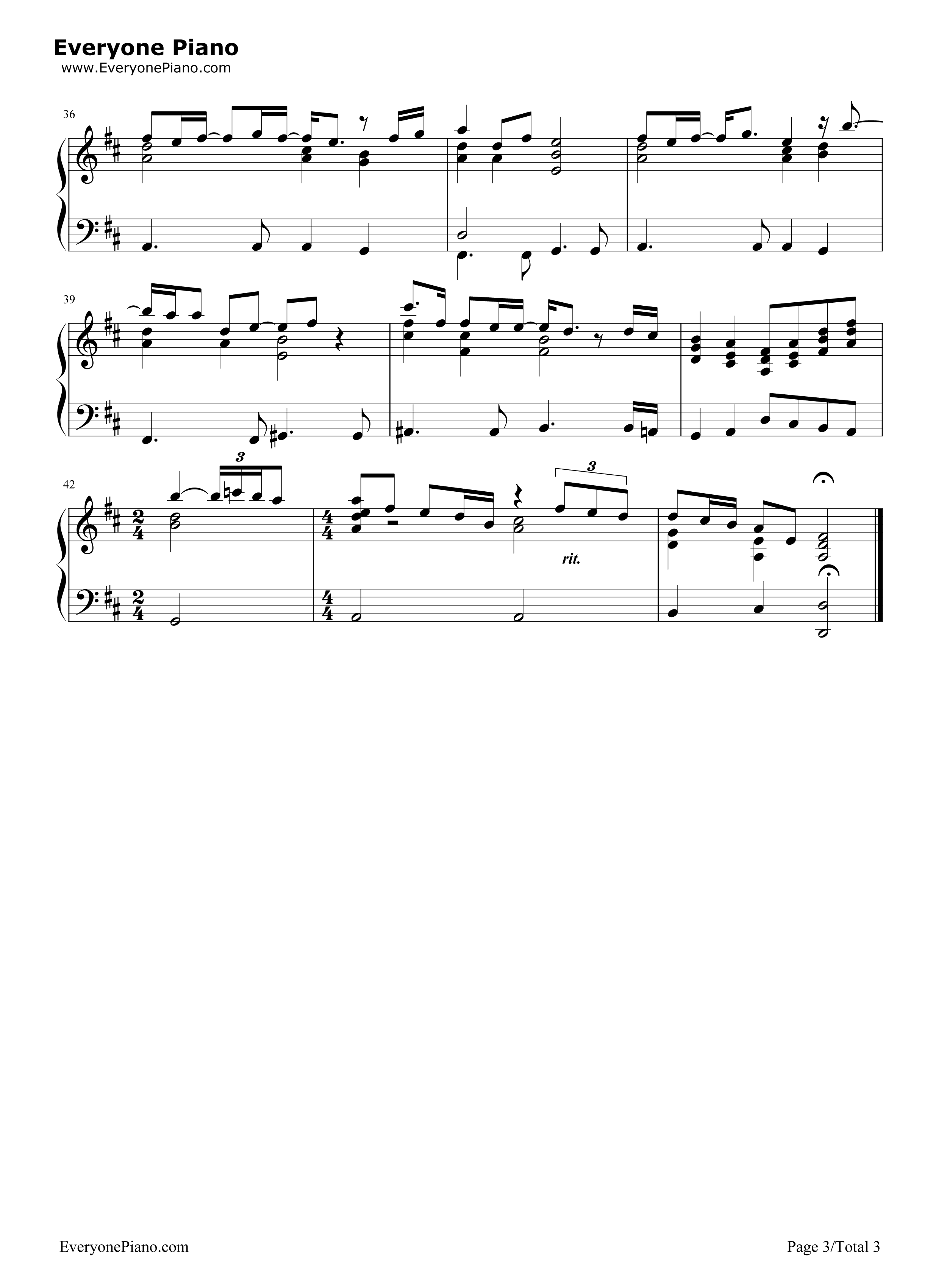 Go_the_Distance钢琴谱_Roger_Bart