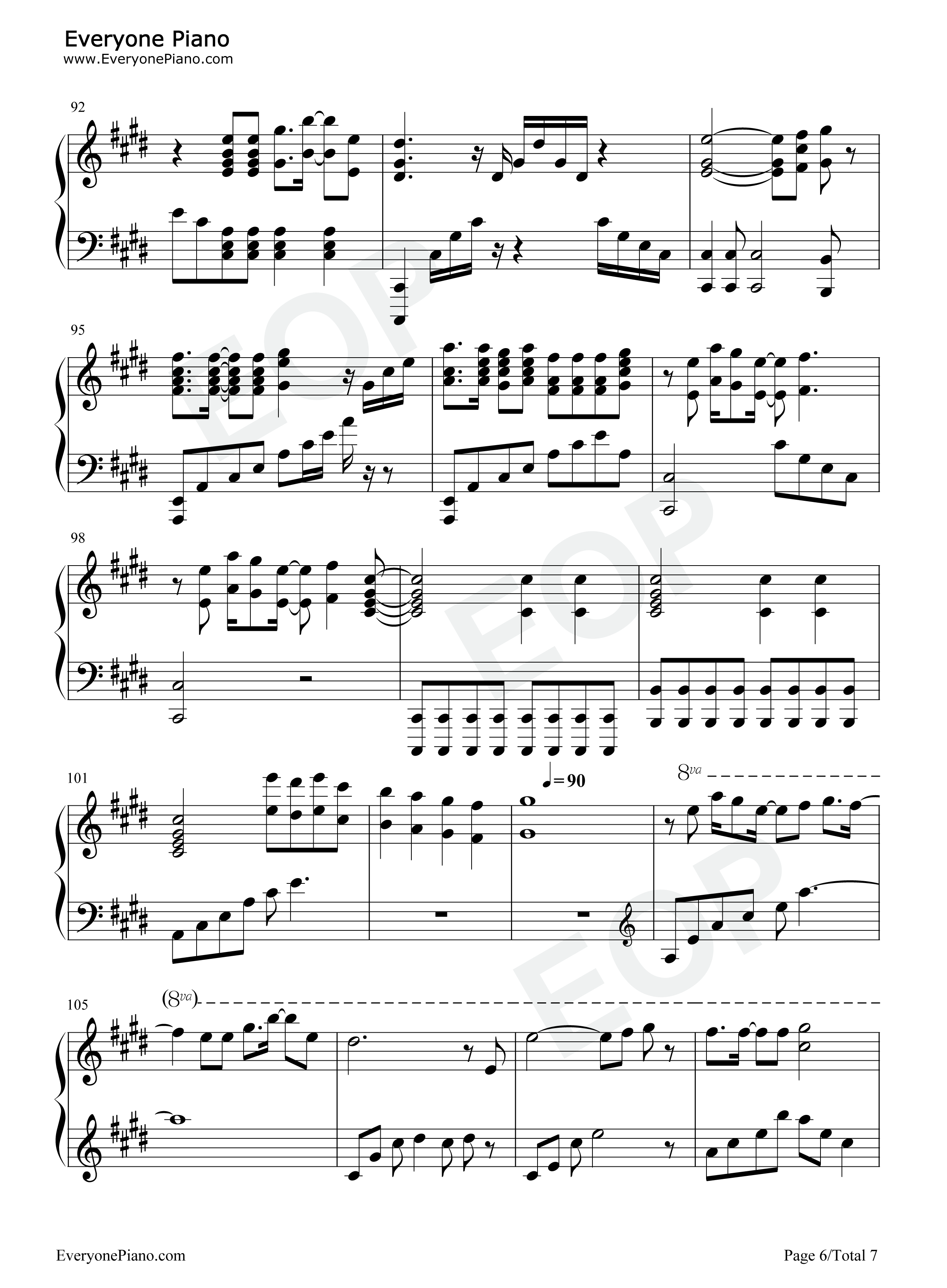 Passion钢琴谱_宇多田光