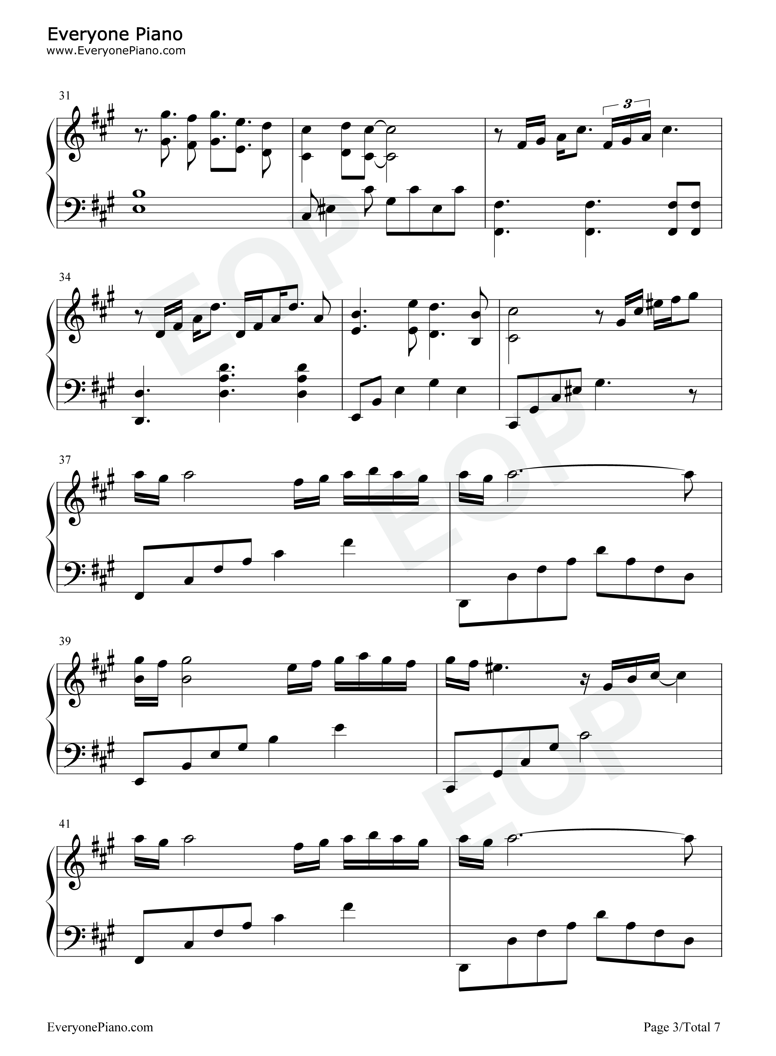 Gerudo_Valley钢琴谱_Pony_Canyon