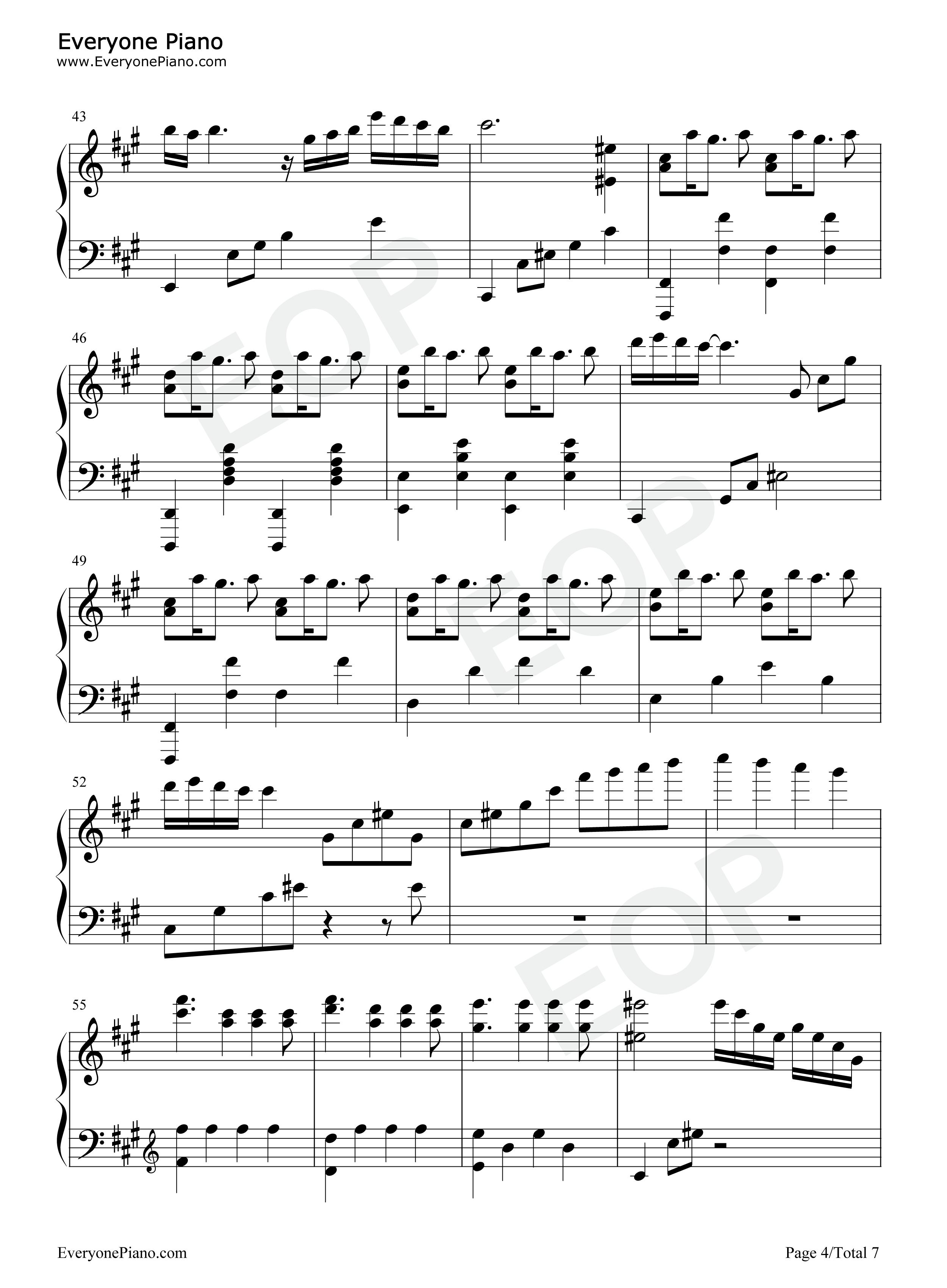 Gerudo_Valley钢琴谱_Pony_Canyon