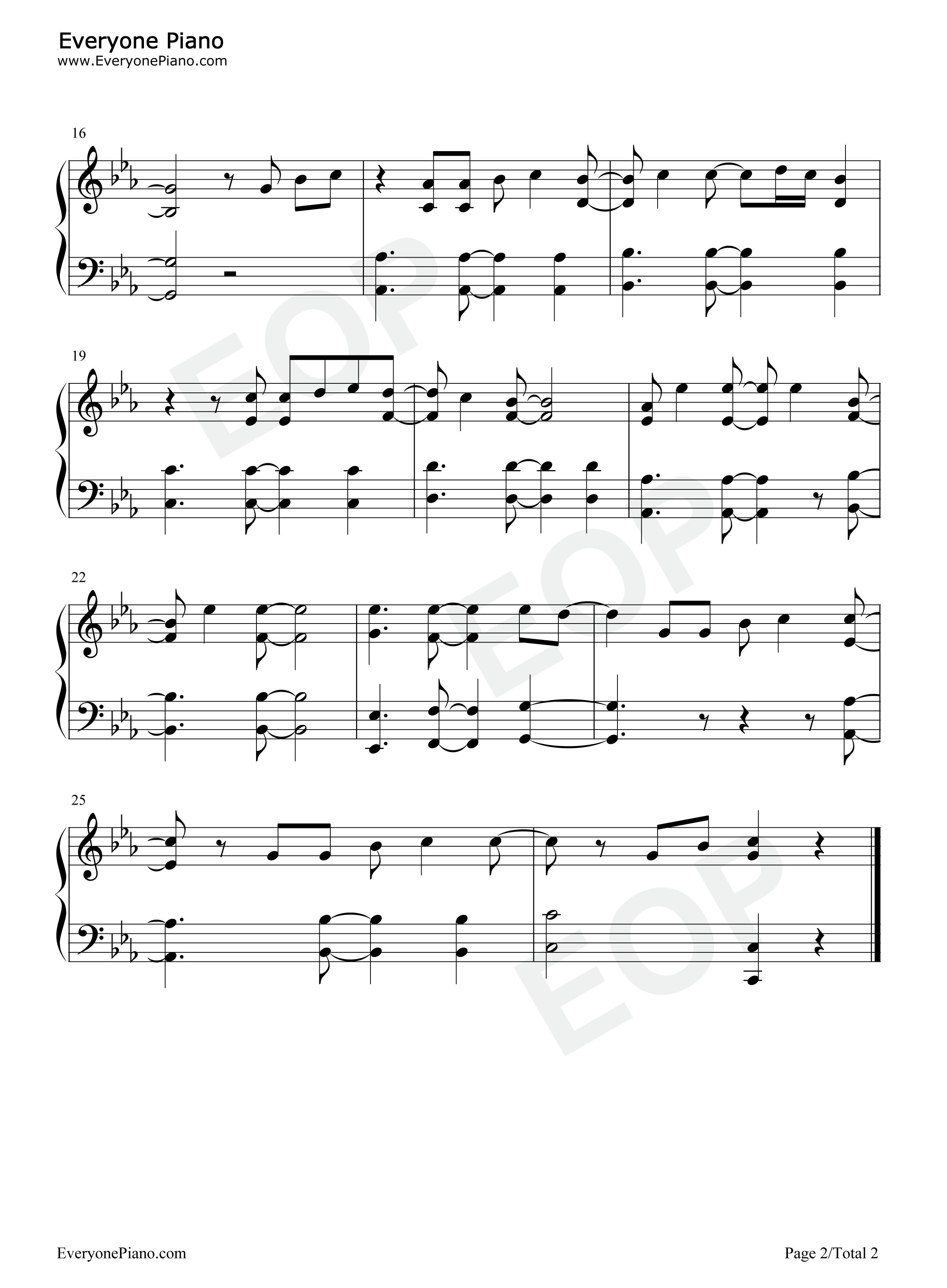 Pokemon主题曲钢琴谱_Pokemon