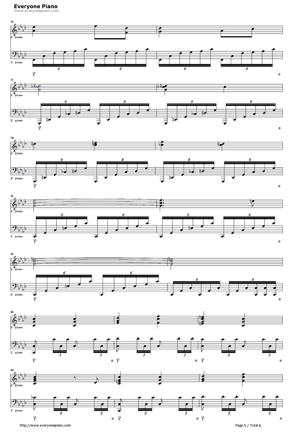 ワルプルギスの夜钢琴谱_梶浦由记