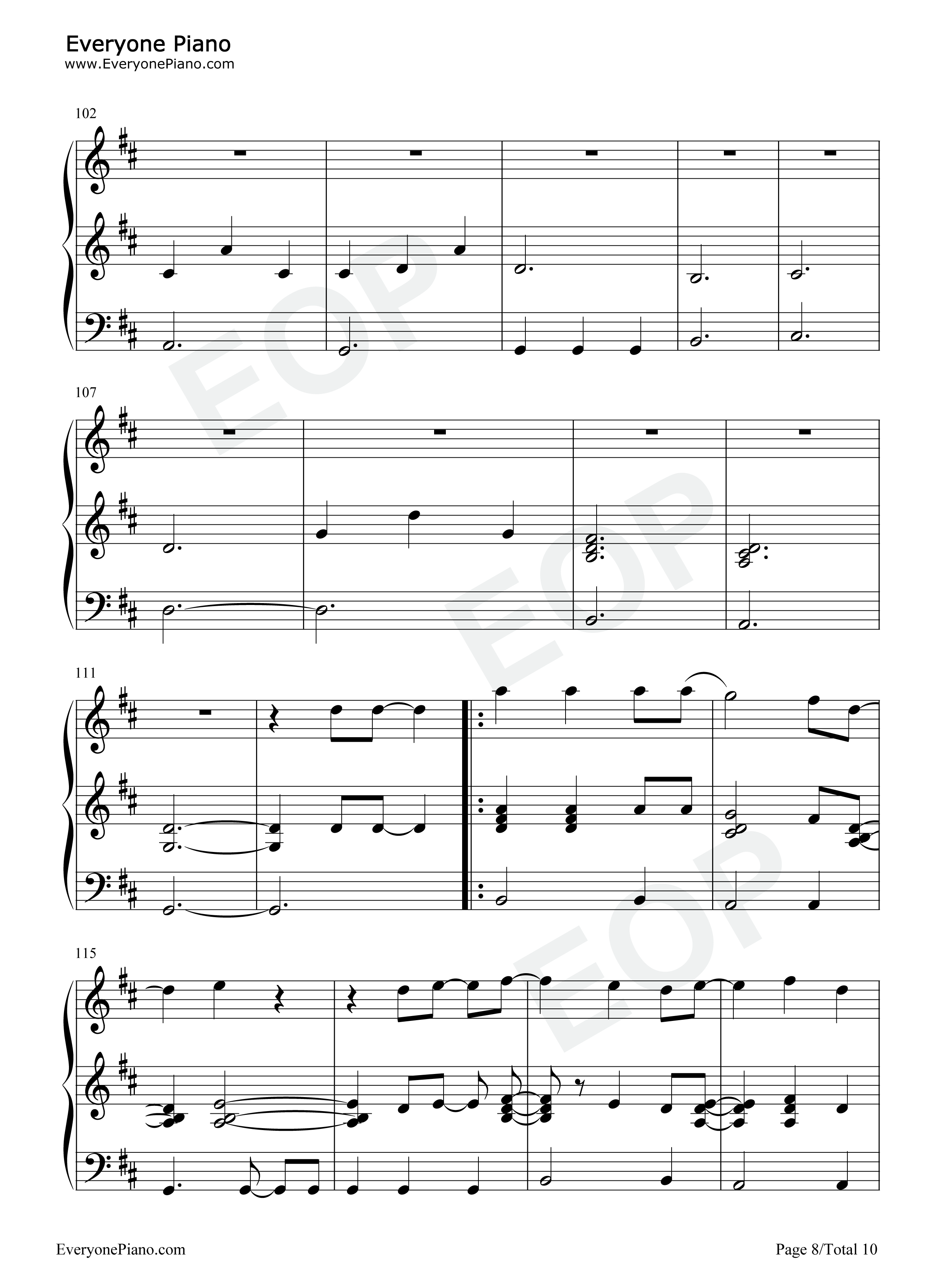 Iris钢琴谱_Goo_Goo_Dolls