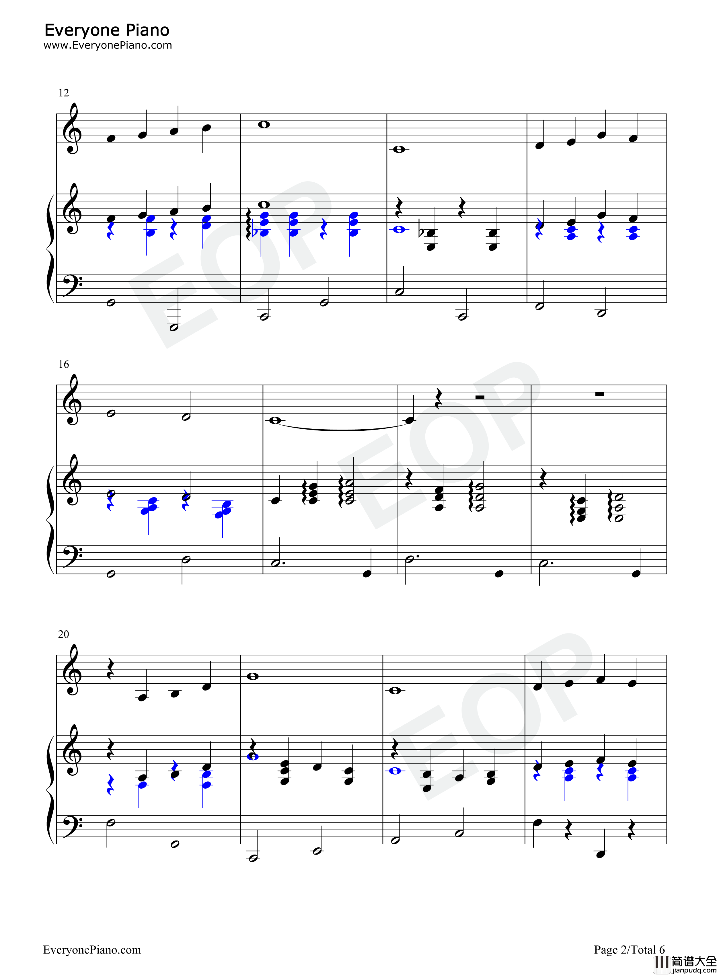 The_Way_You_Look_Tonight钢琴谱_Jerome_Kern