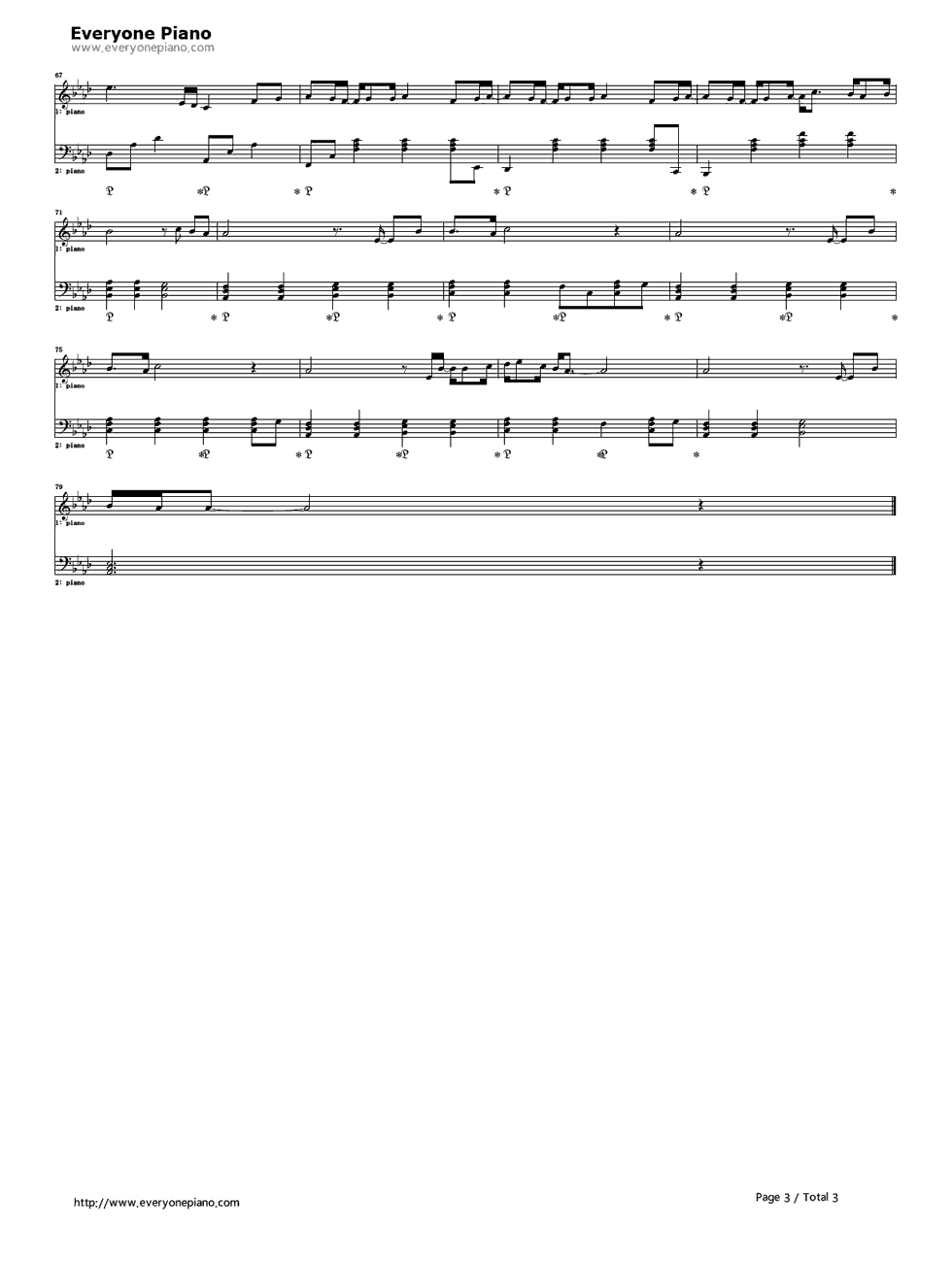 人间ってそんなものね钢琴谱_KOKIA(吉田亚纪子)