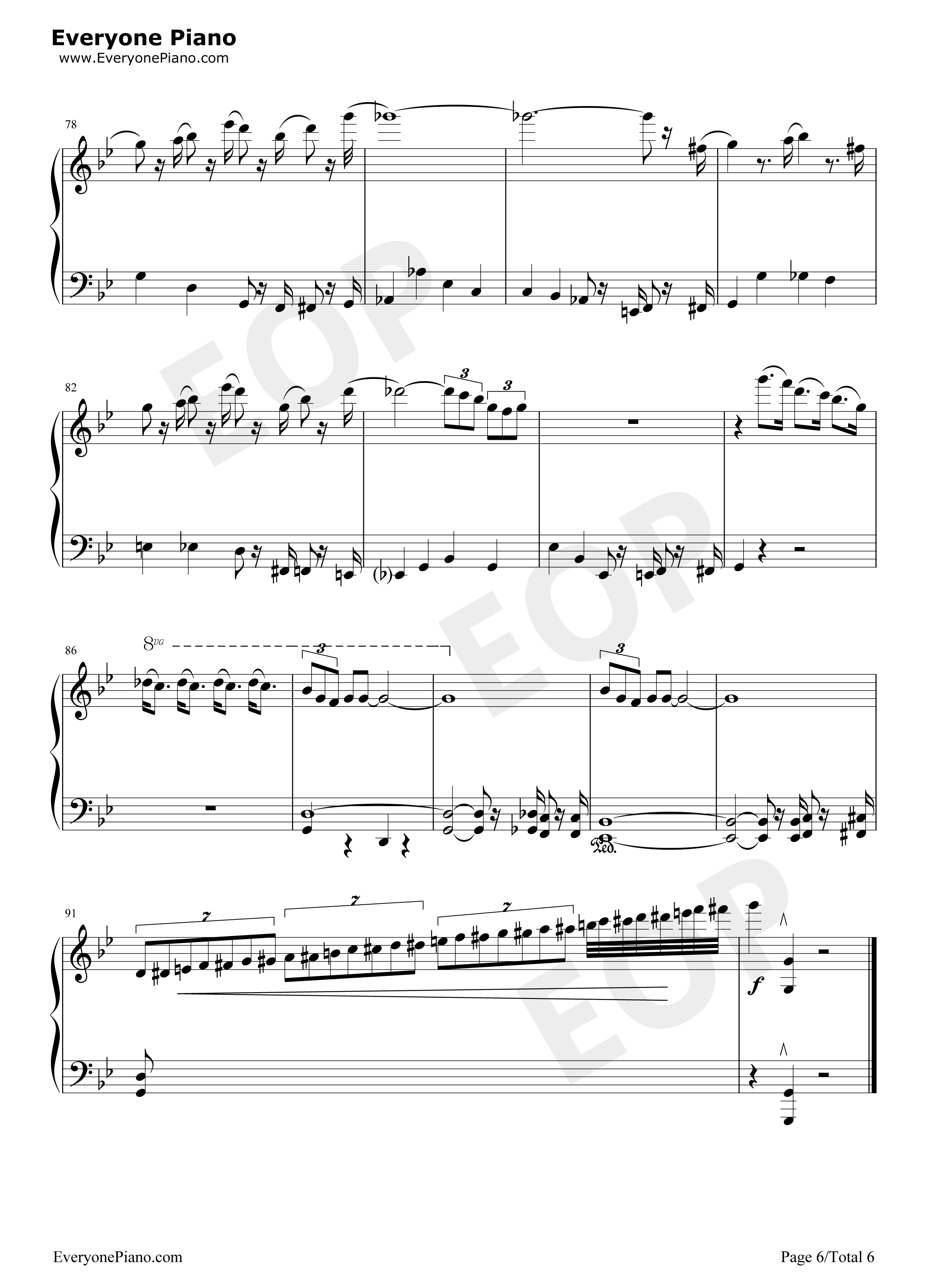 The_Pink_Panther_Theme钢琴谱_Henry_Mancini