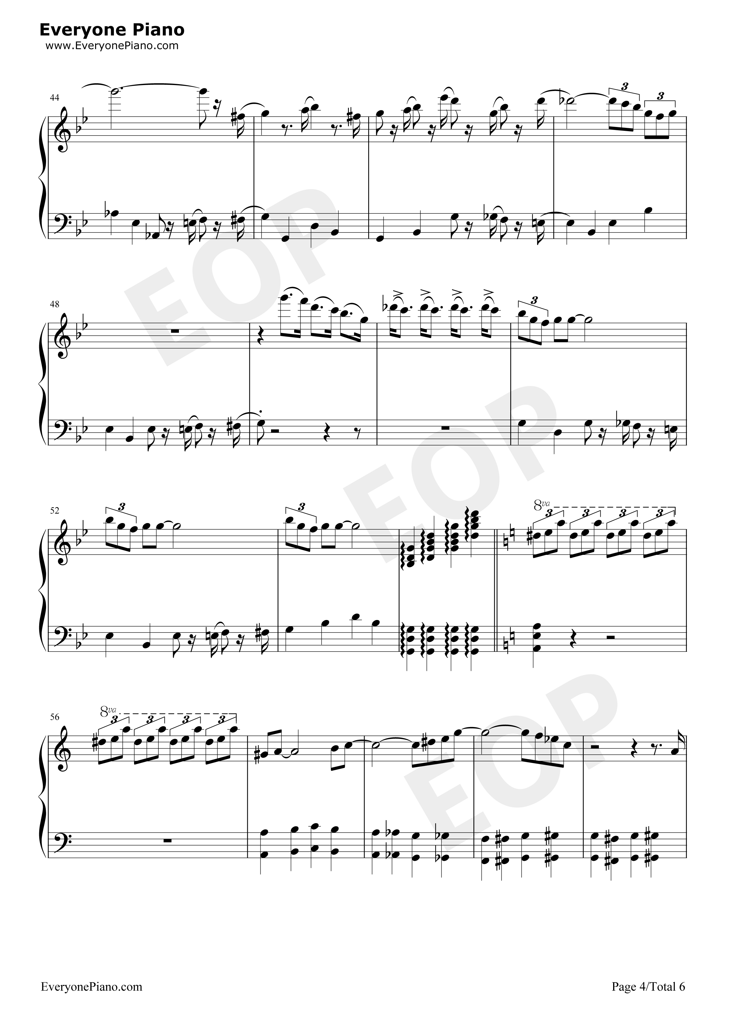 The_Pink_Panther_Theme钢琴谱_Henry_Mancini