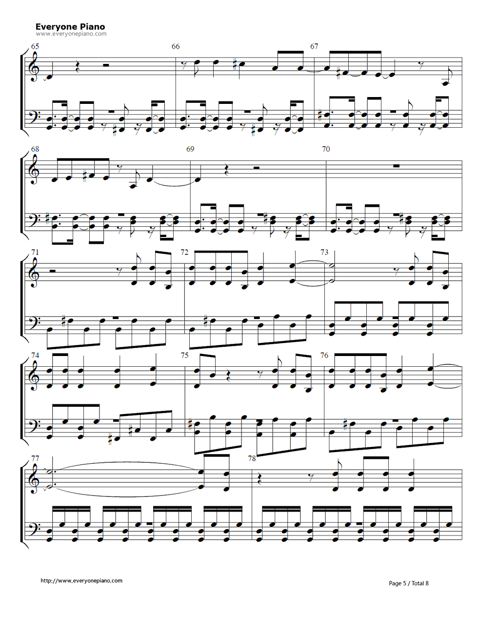 Don't_You_Worry_Child钢琴谱_Swedish_House_Mafia