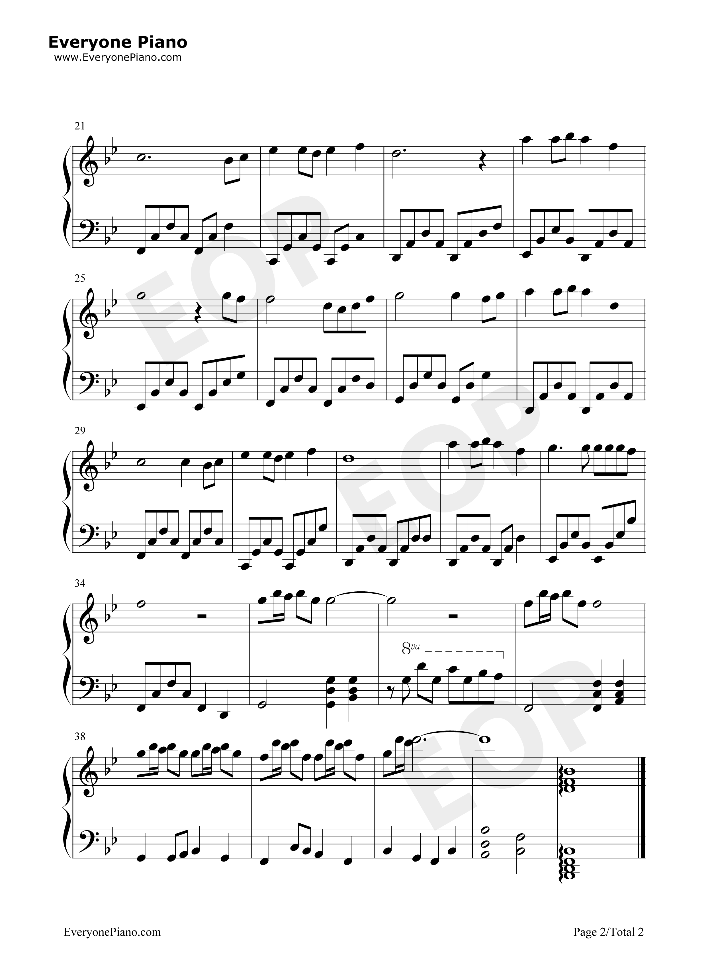 While_Your_Lips_Are_Still_Red钢琴谱_Nightwish