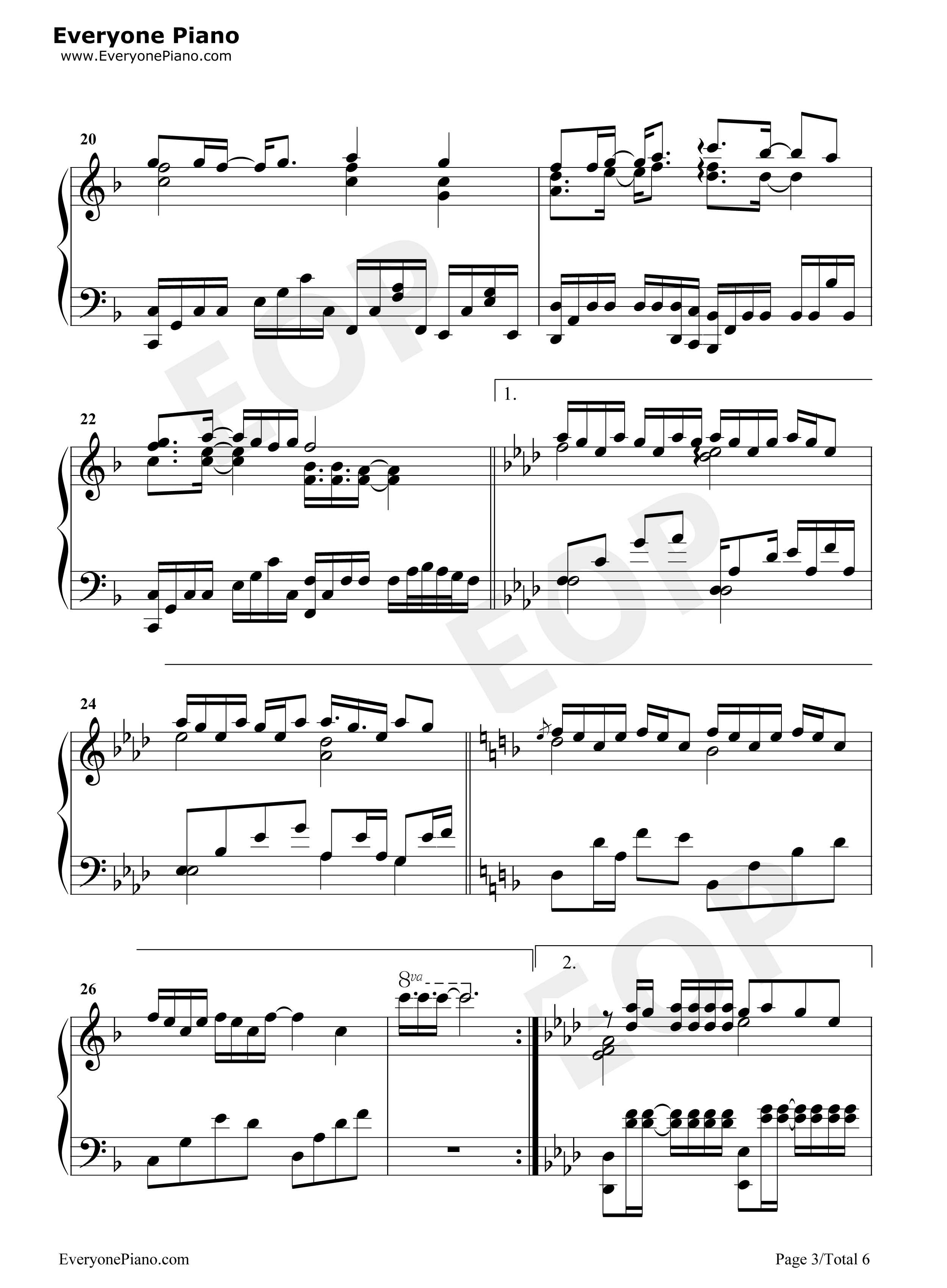 Every_Heart钢琴谱_BoA　_宝儿