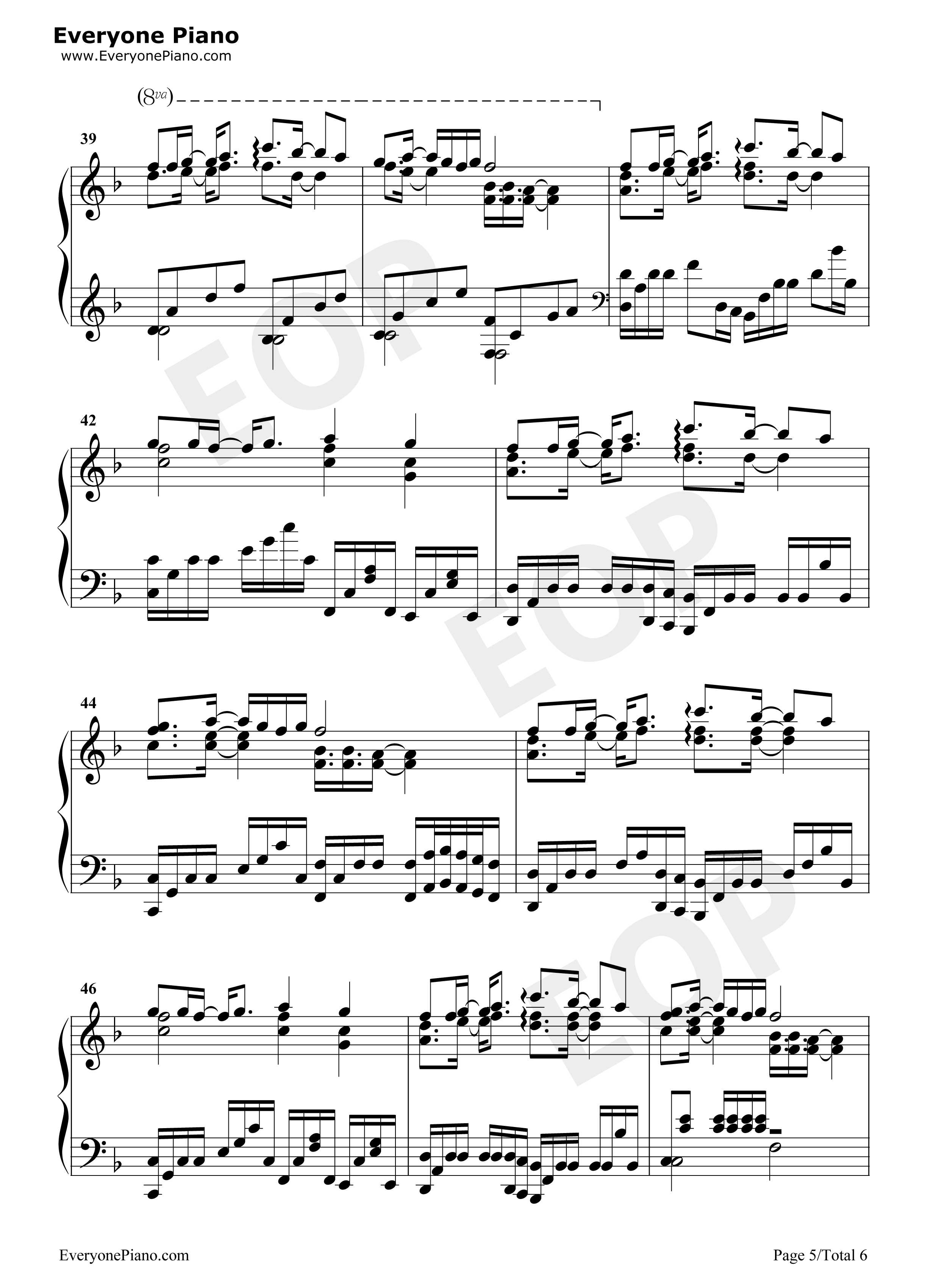 Every_Heart钢琴谱_BoA　_宝儿