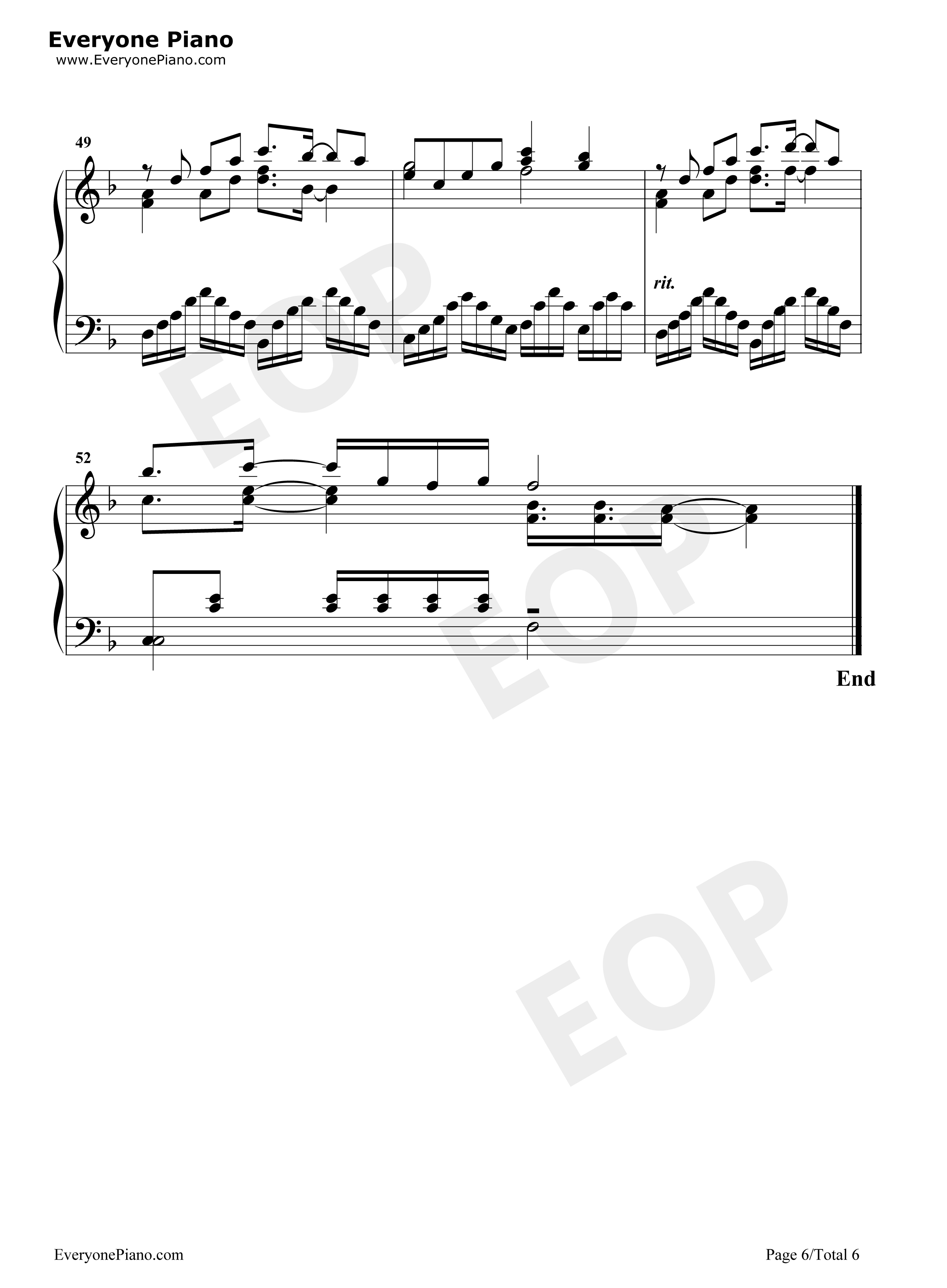 Every_Heart钢琴谱_BoA　_宝儿