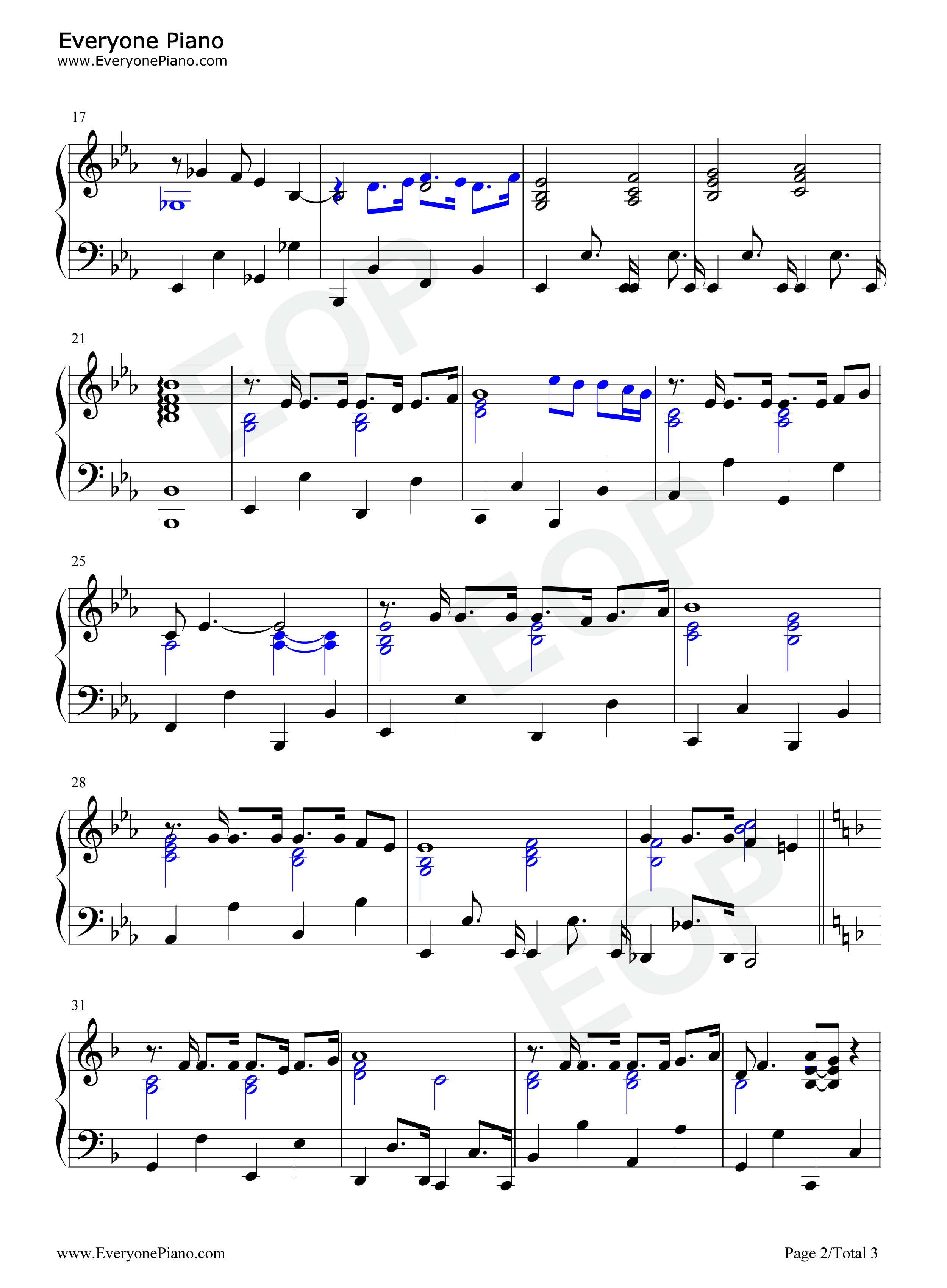 I_Dreamed_a_Dream钢琴谱_伊莲佩姬