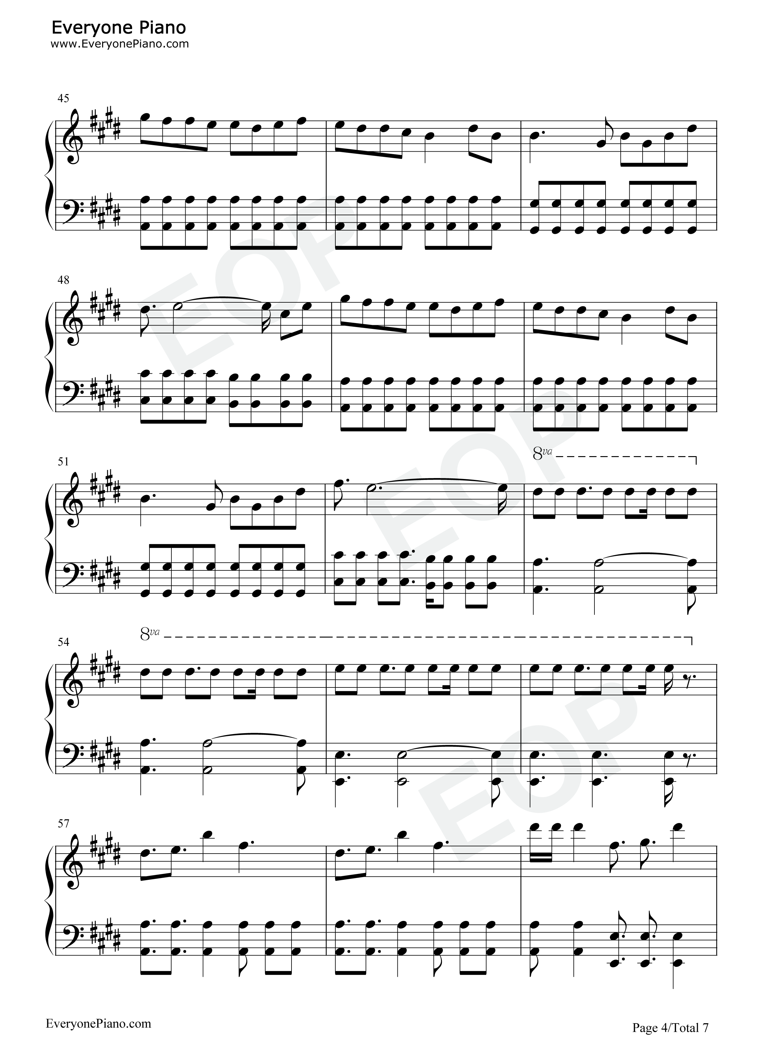 Drawing_days钢琴谱_SPLAY