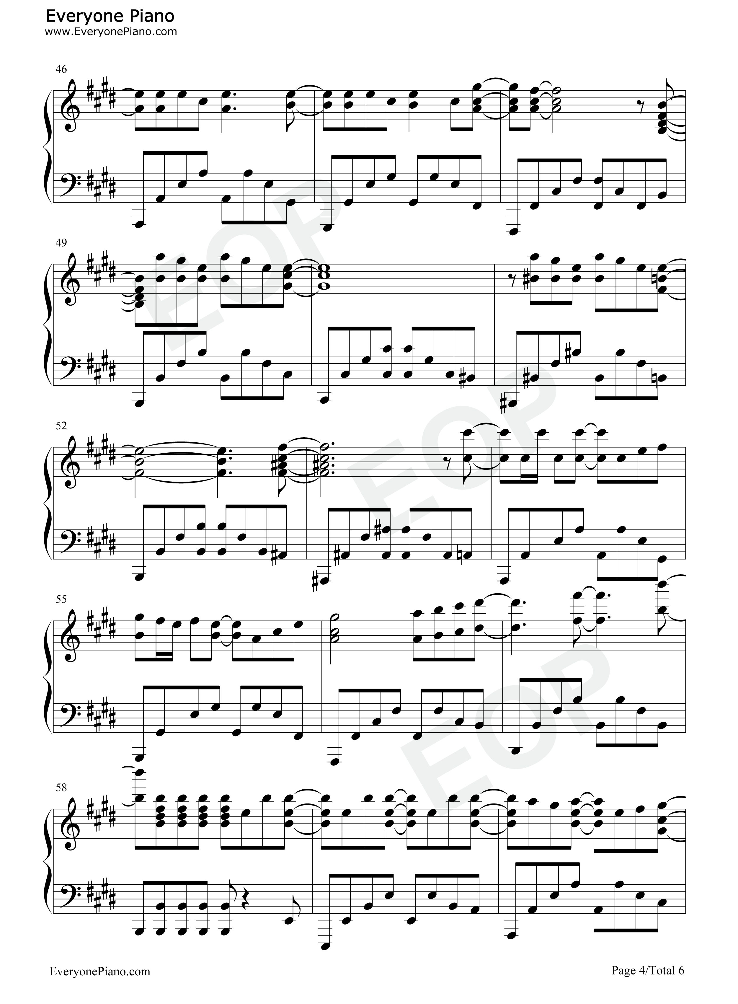 ふでペン〜ボールペン〜钢琴谱_放课后ティータイム_放学后TEA_TIME