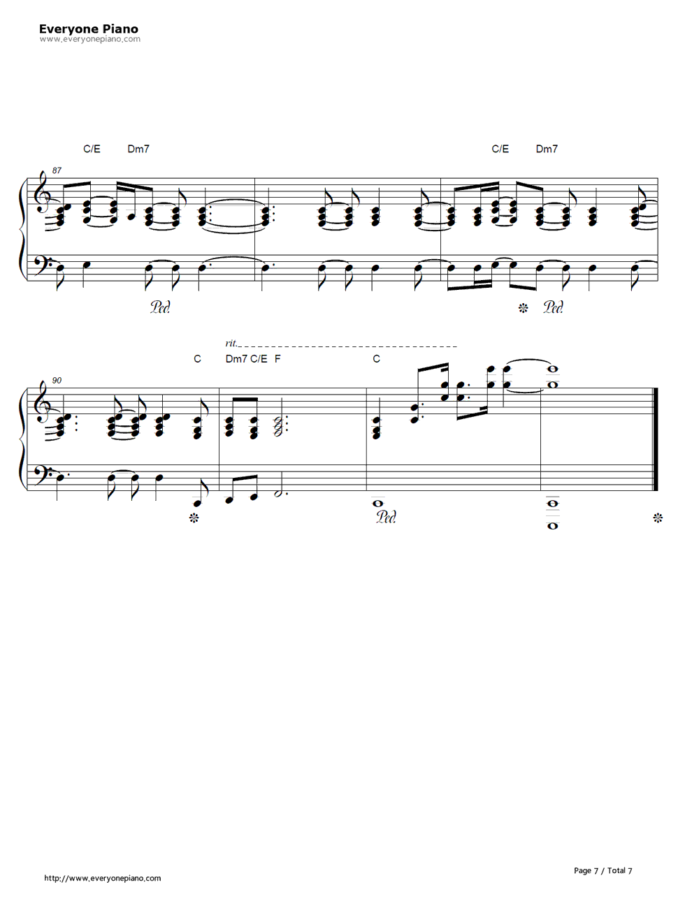 I_Can't_Make_You_Love_Me钢琴谱_Bon_Iver