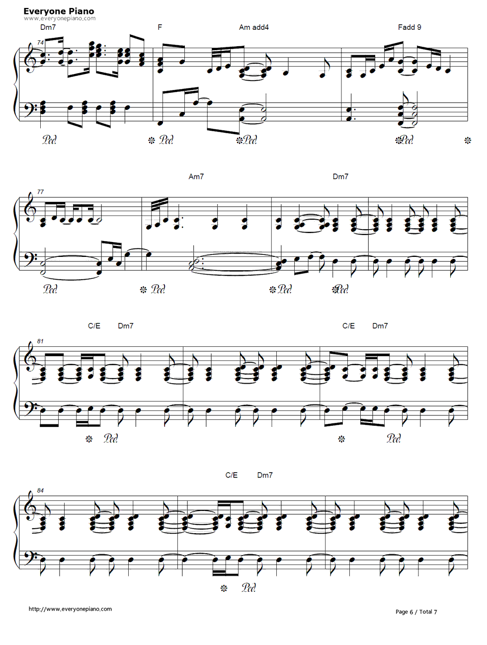 I_Can't_Make_You_Love_Me钢琴谱_Bon_Iver