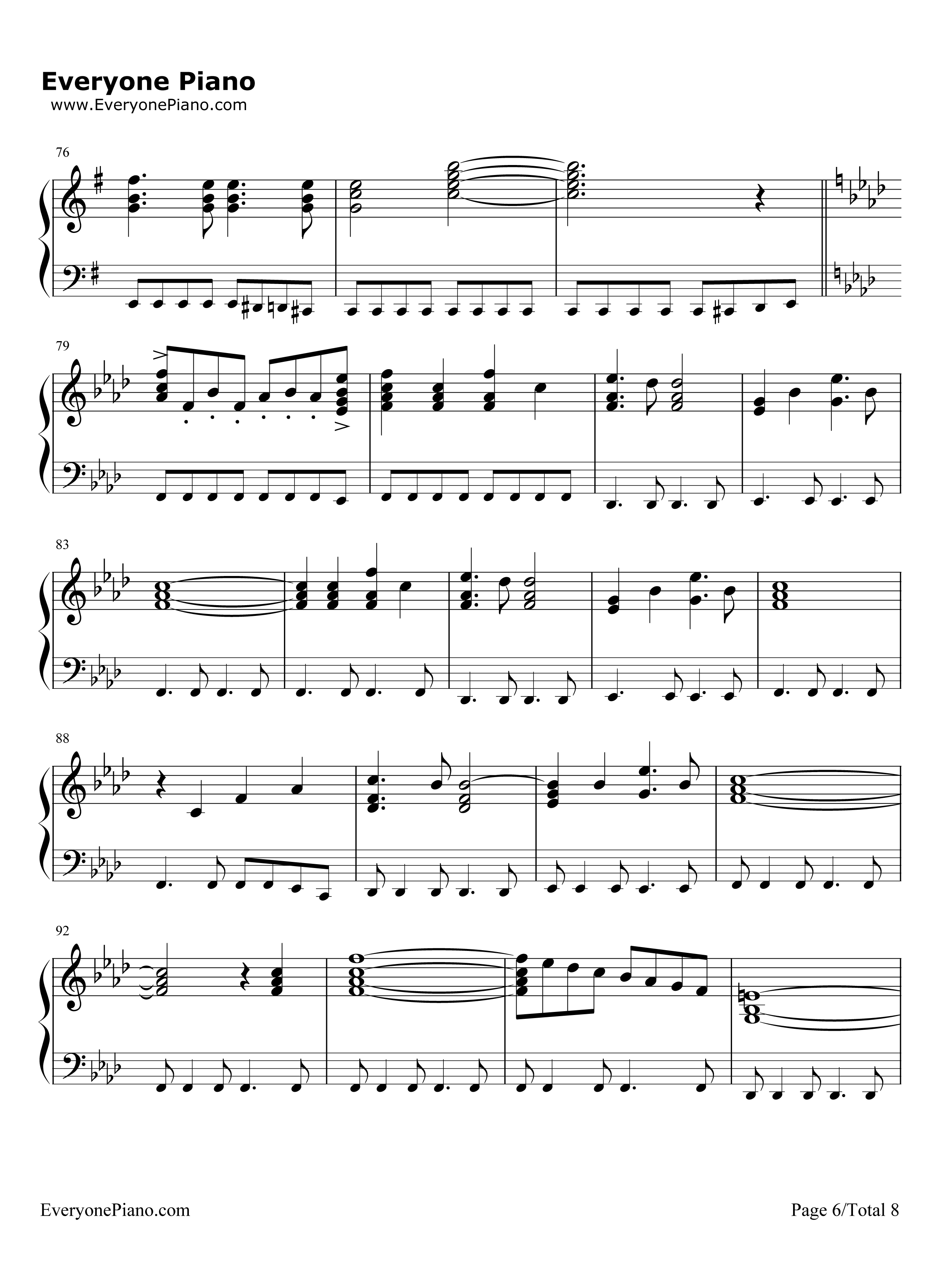 The_Phantom_of_the_Opera钢琴谱_Emmy_Rossum_&_Gerard_Butler