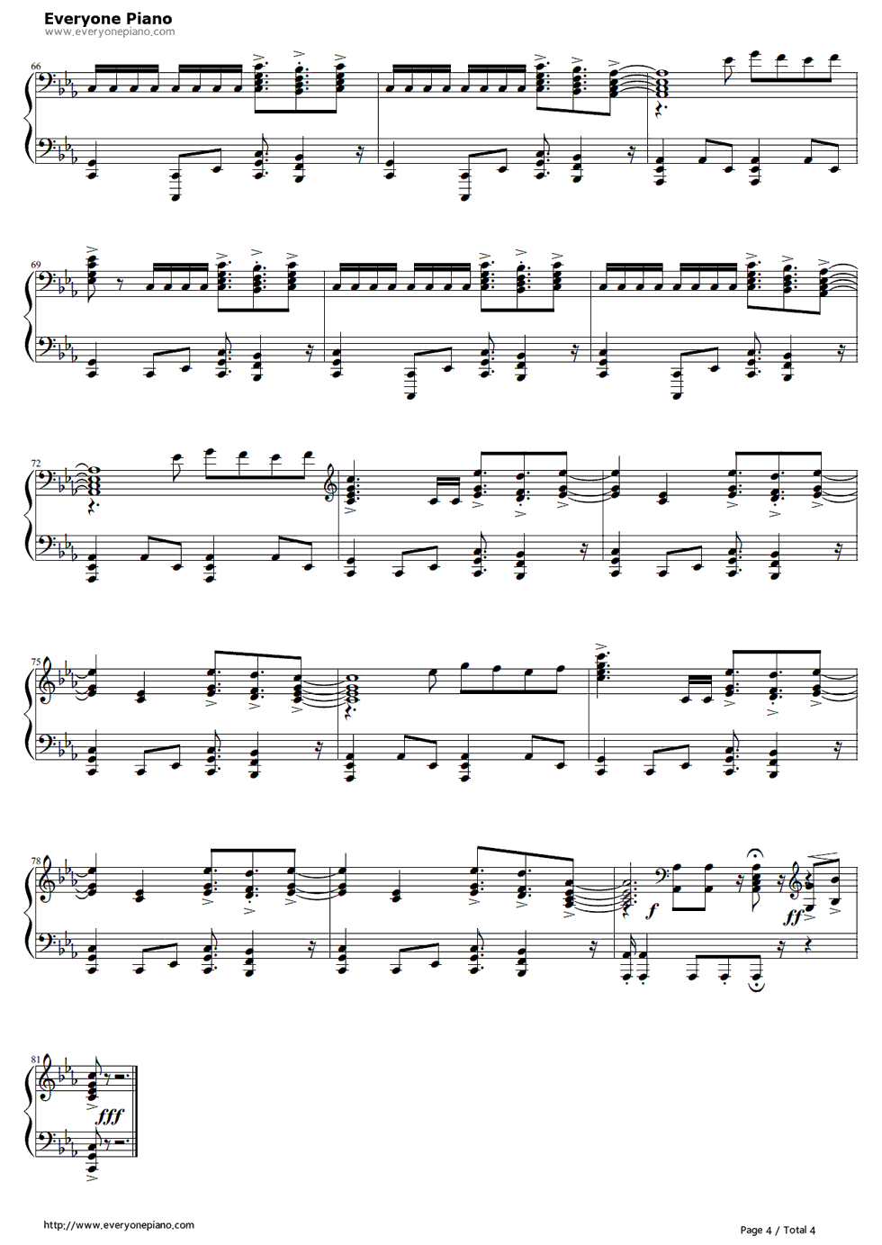 Eye_of_the_Tiger钢琴谱_Survivor