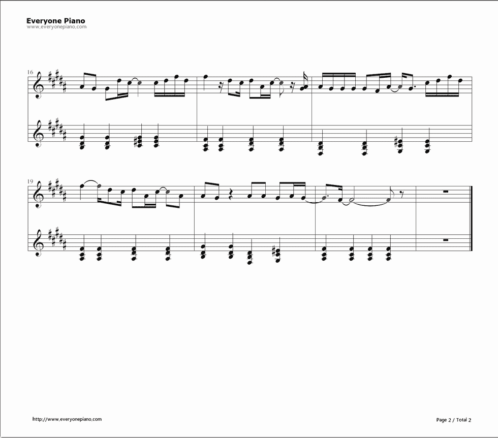 Take_Me_To_Your_Heart钢琴谱_Michael_Learns_To_Rock_迈克学摇滚_张学友