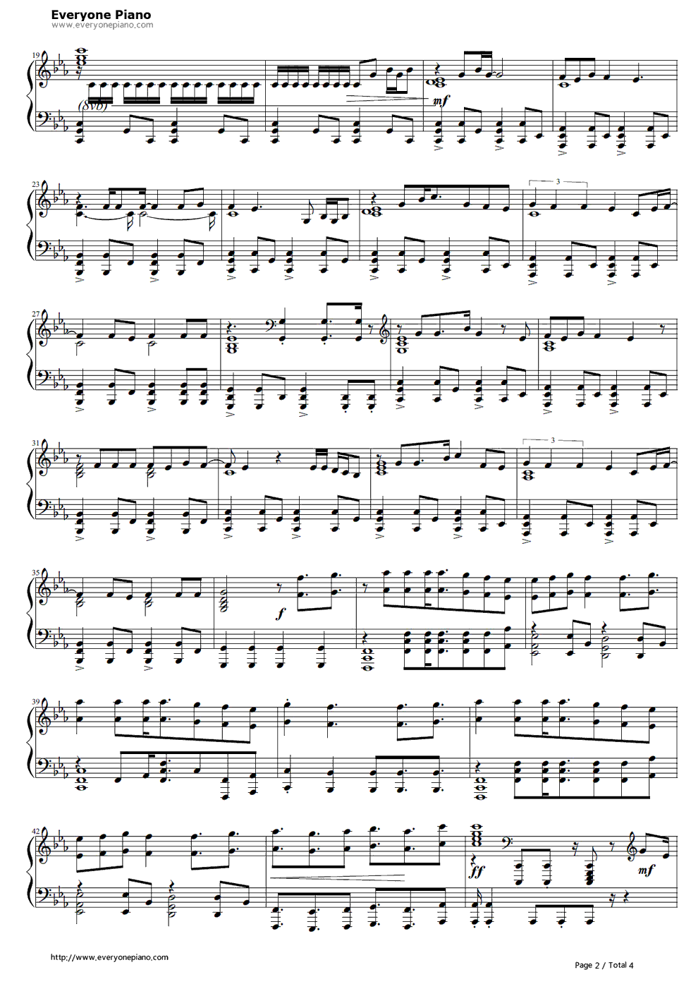 Eye_of_the_Tiger钢琴谱_Survivor