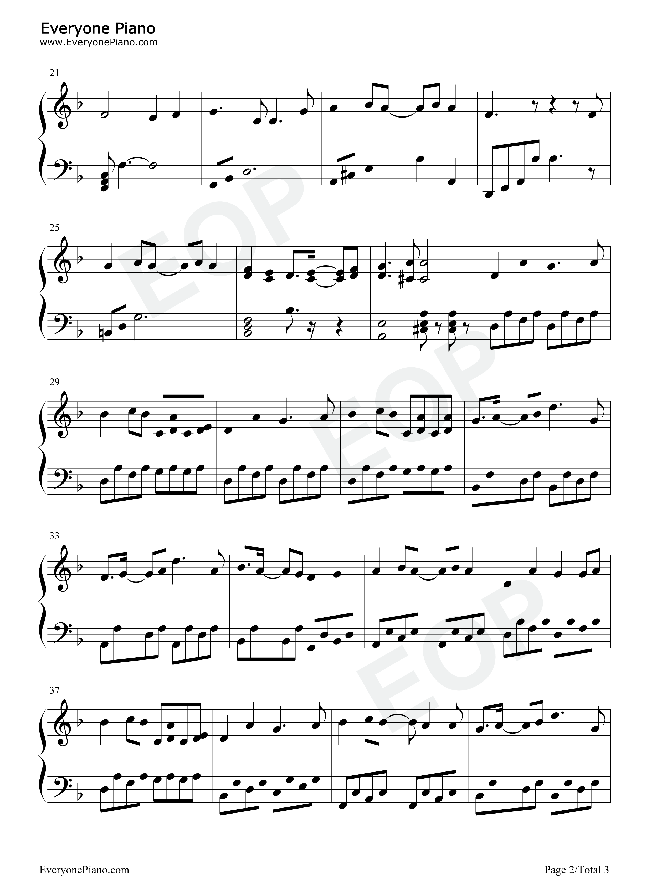 Life_Goes_On钢琴谱_有坂美香