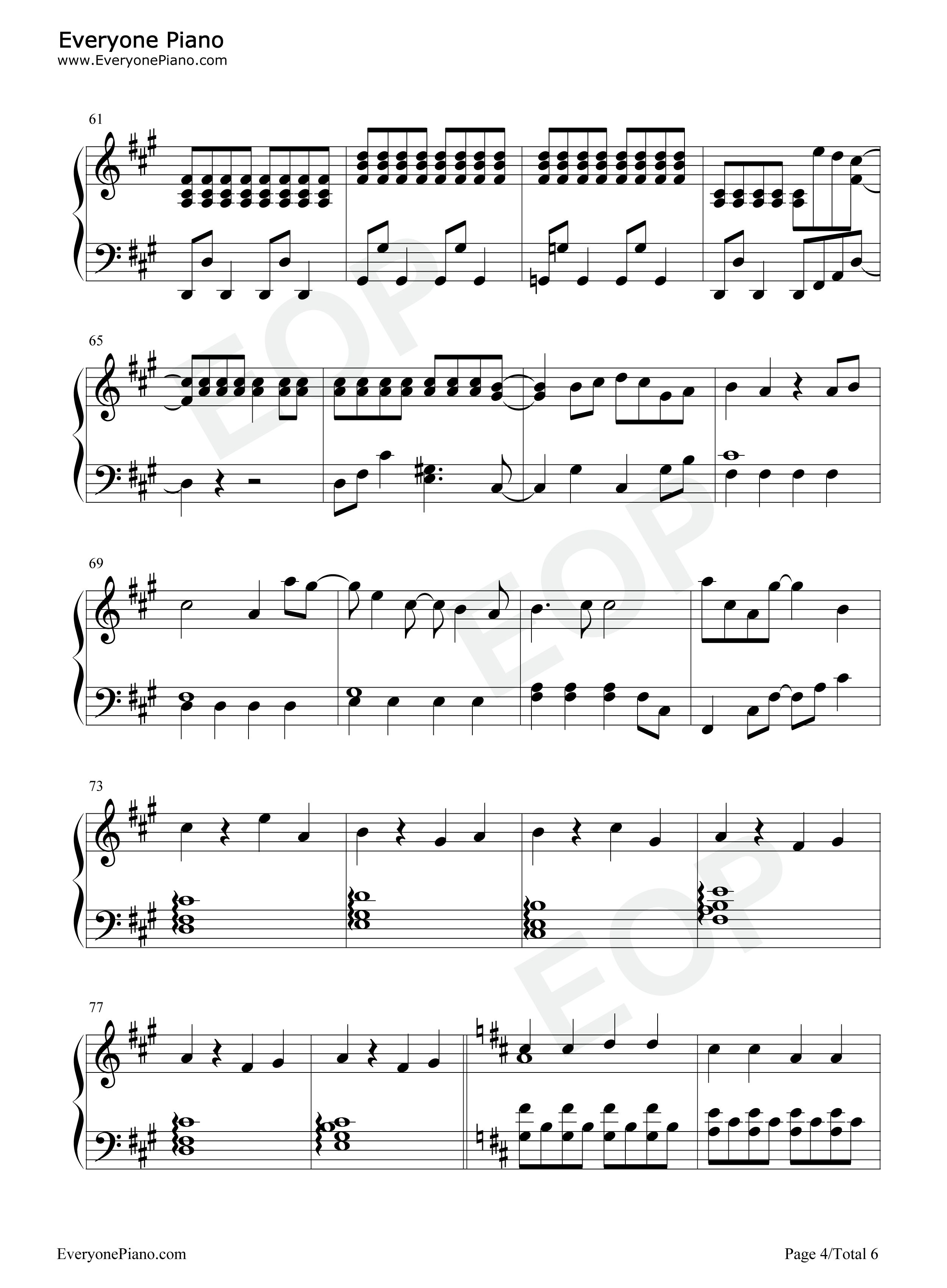 サヨナラの空钢琴谱_Qwai_クワイ