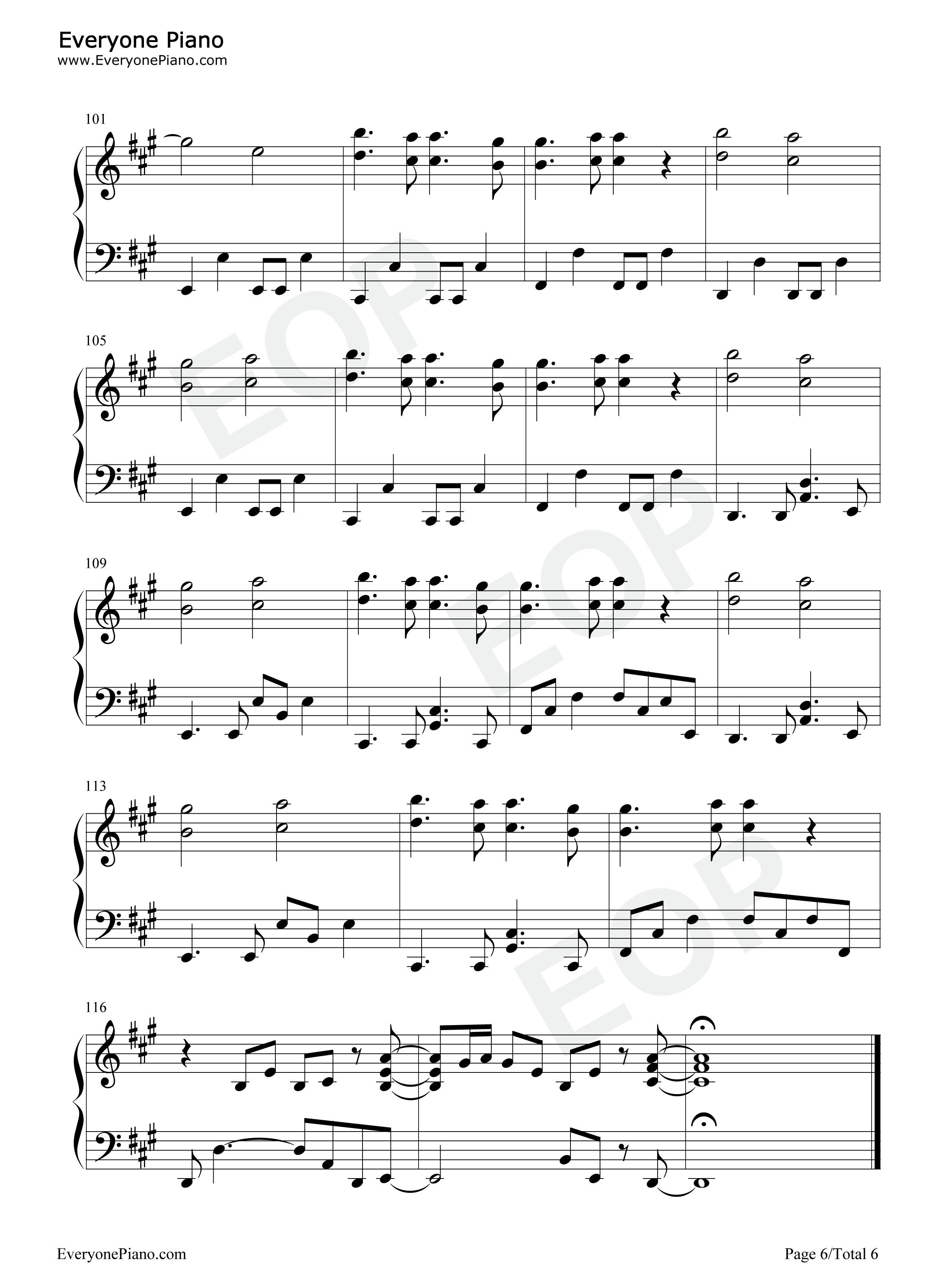 サヨナラの空钢琴谱_Qwai_クワイ