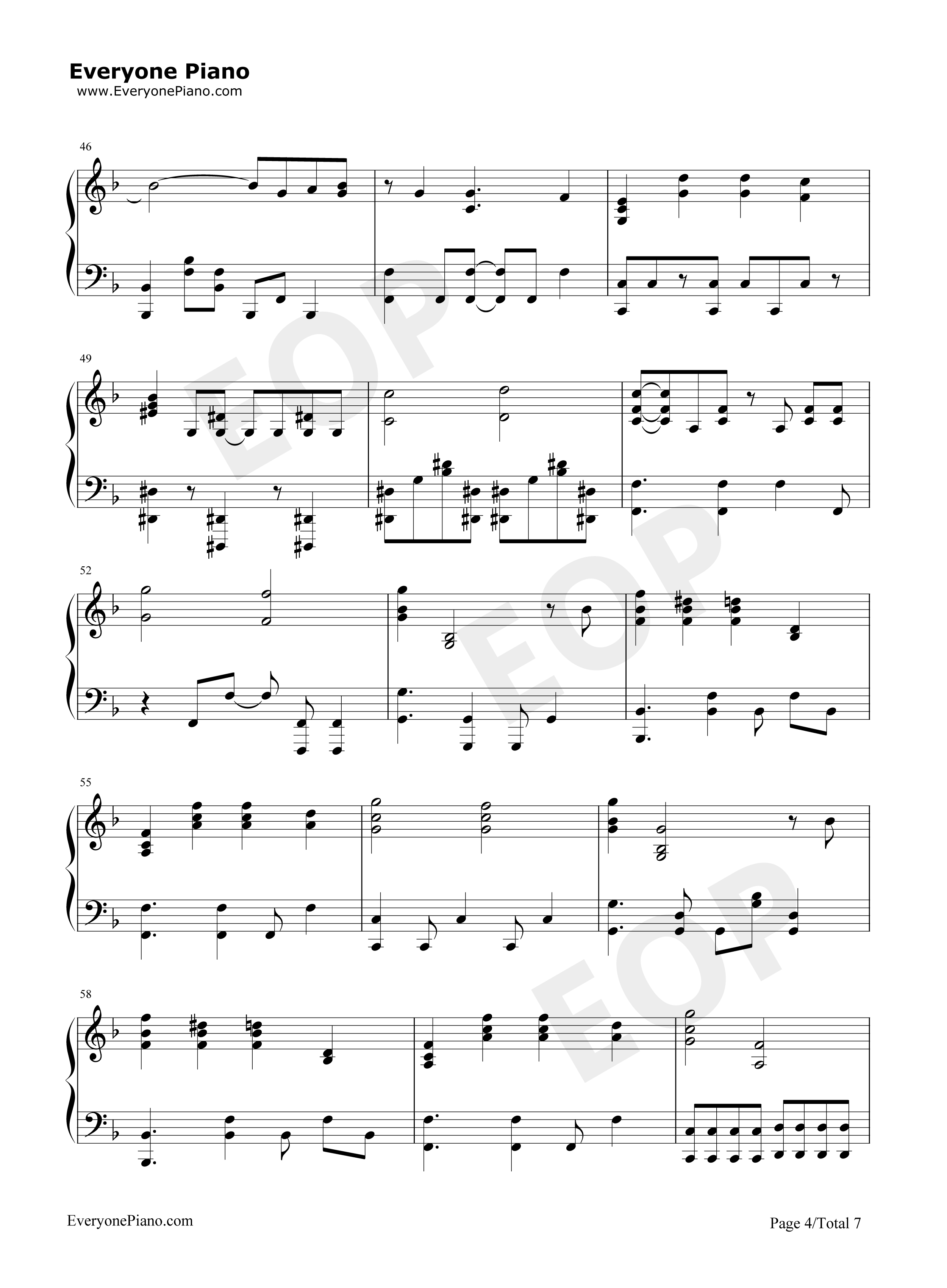 What_I've_Done钢琴谱_Linkin_Park