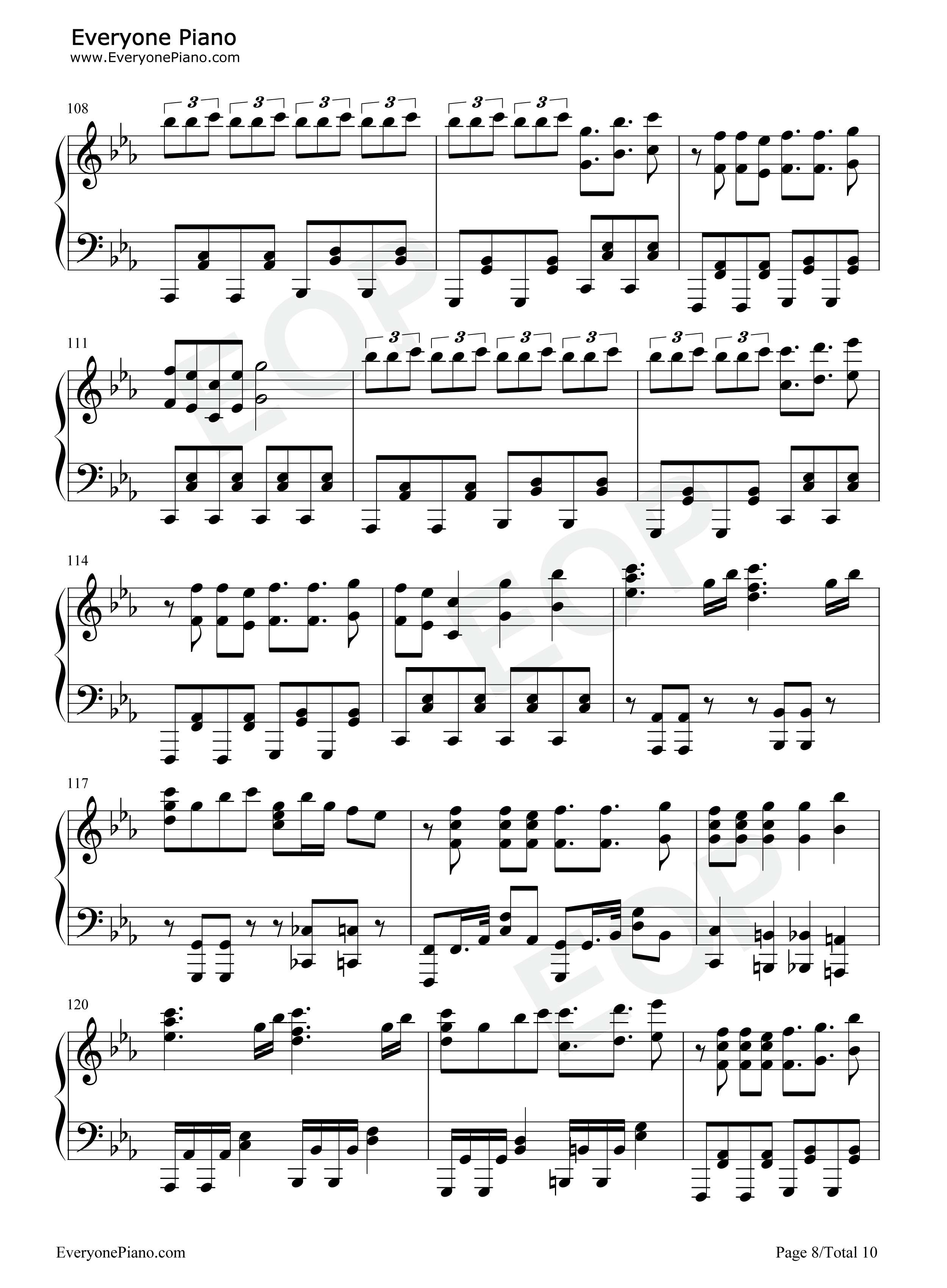 旋转吧!雪月花钢琴谱_歌组雪月花（原田瞳_茅野爱衣_小仓唯）