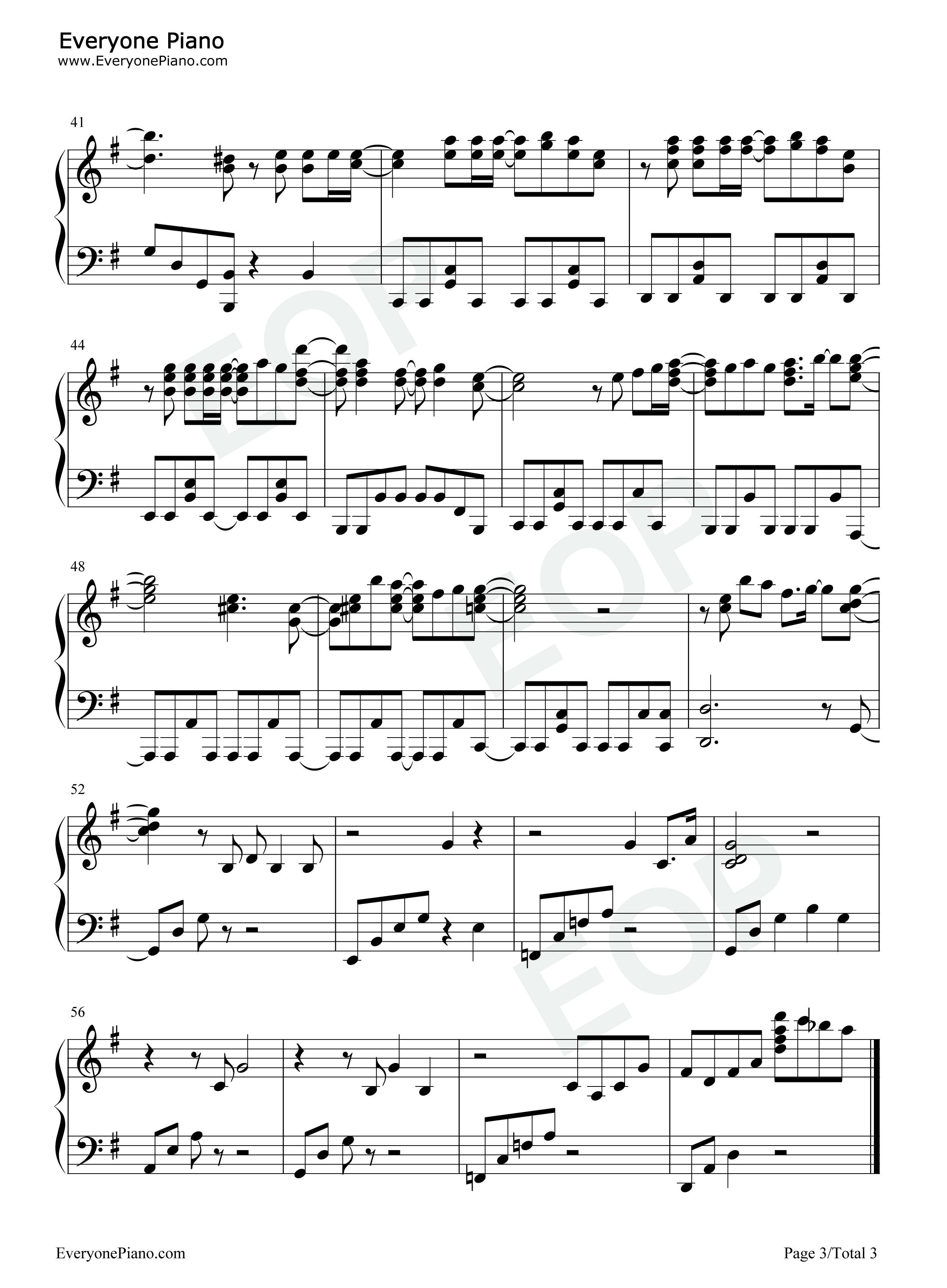 Innocent_Starter钢琴谱_水树奈奈