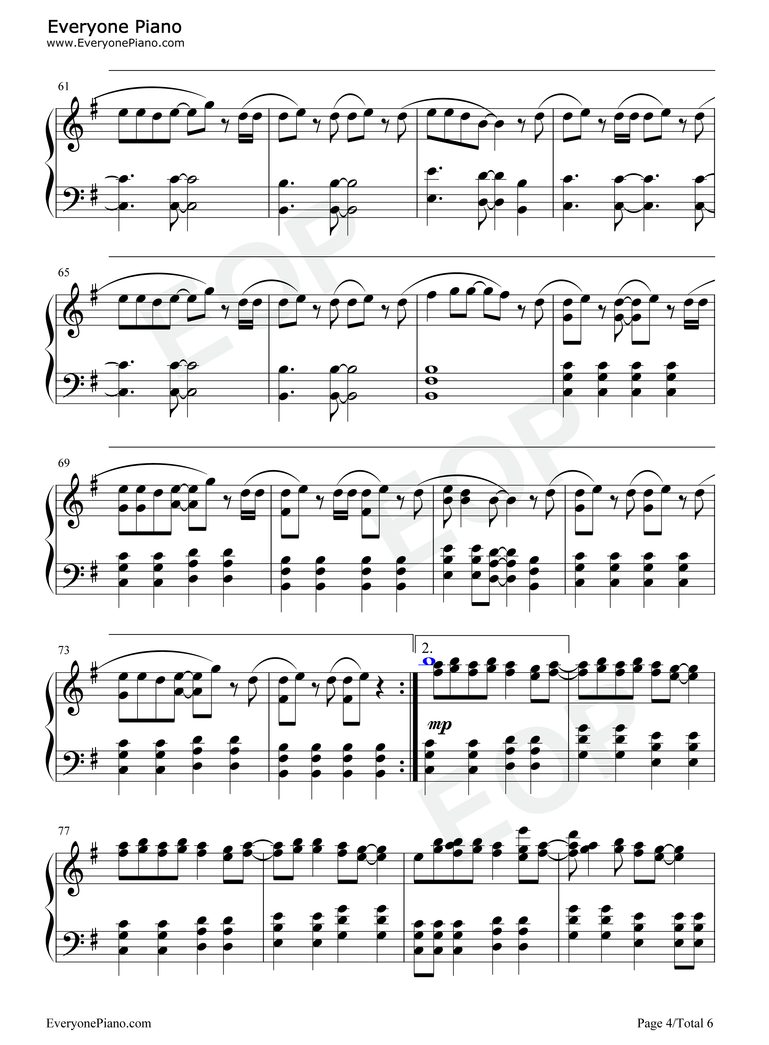 ヒカルものたち钢琴谱_渡边麻友