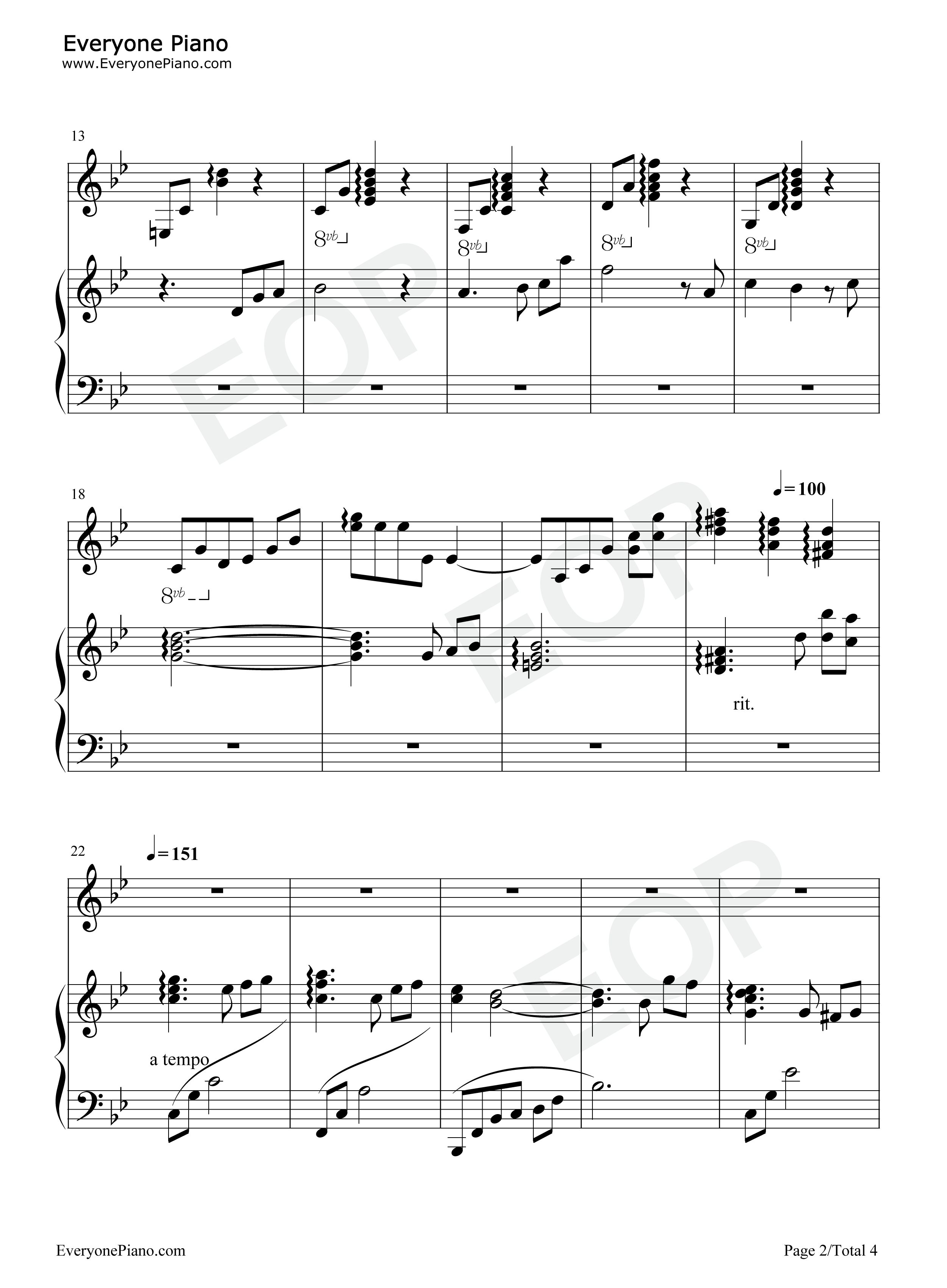 お姉さま...某科学的超电磁炮S_OST钢琴谱_I've_sound/井内舞子