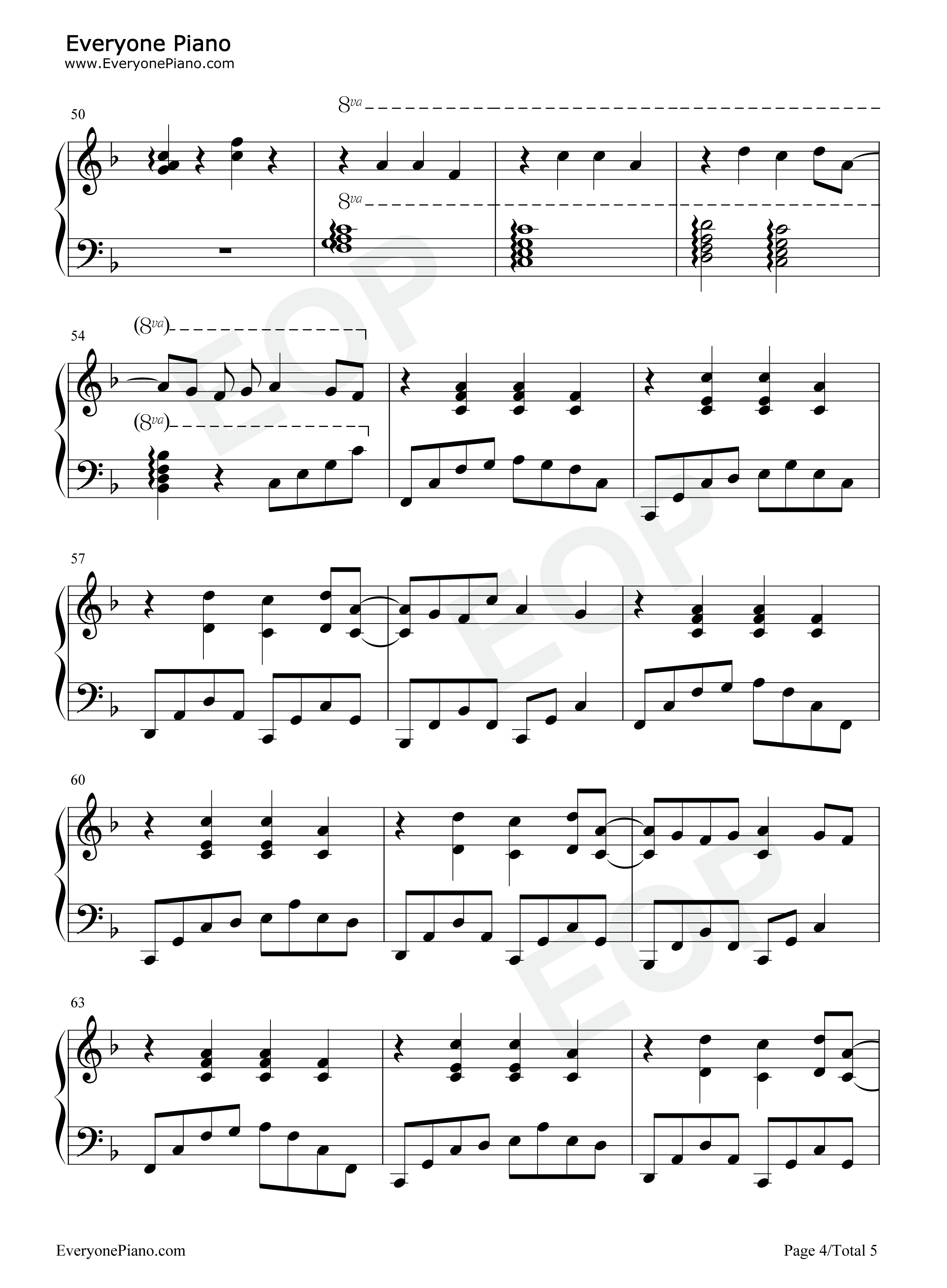 trust_you钢琴谱_伊藤由奈