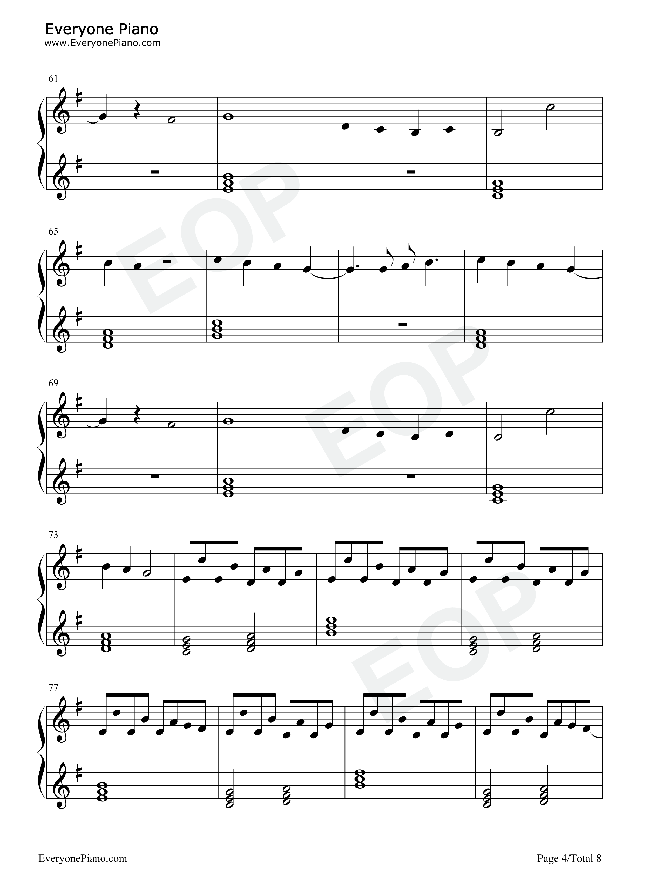 Shine_Days钢琴谱_Girls_Dead_Monster（LiSA）