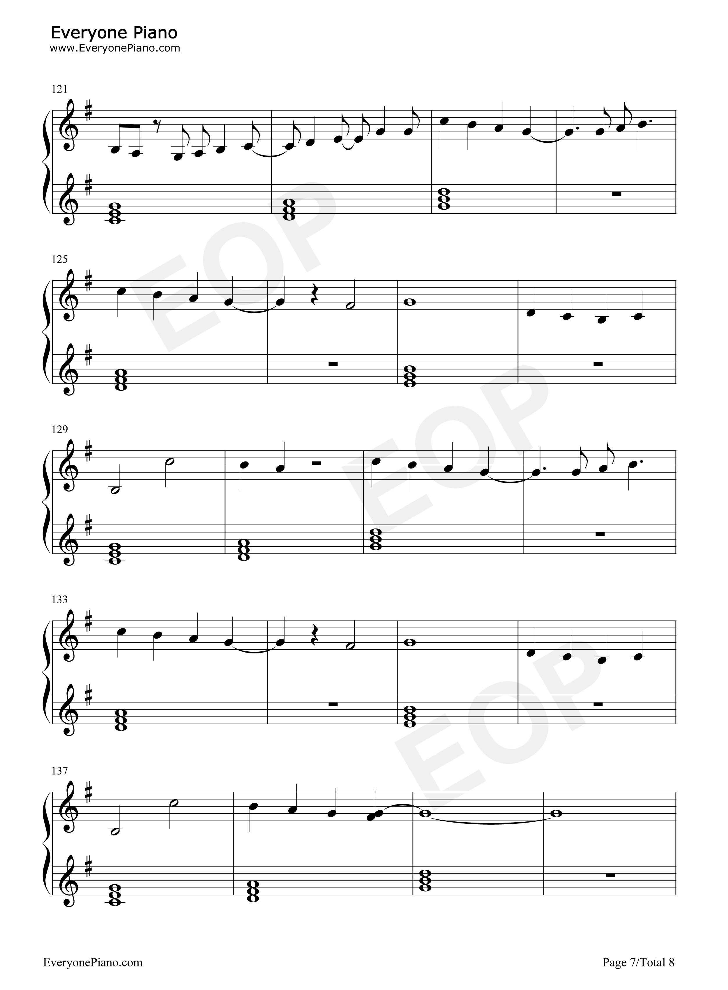 Shine_Days钢琴谱_Girls_Dead_Monster（LiSA）