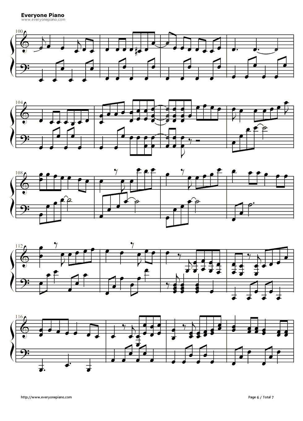 マイガール钢琴谱_岚