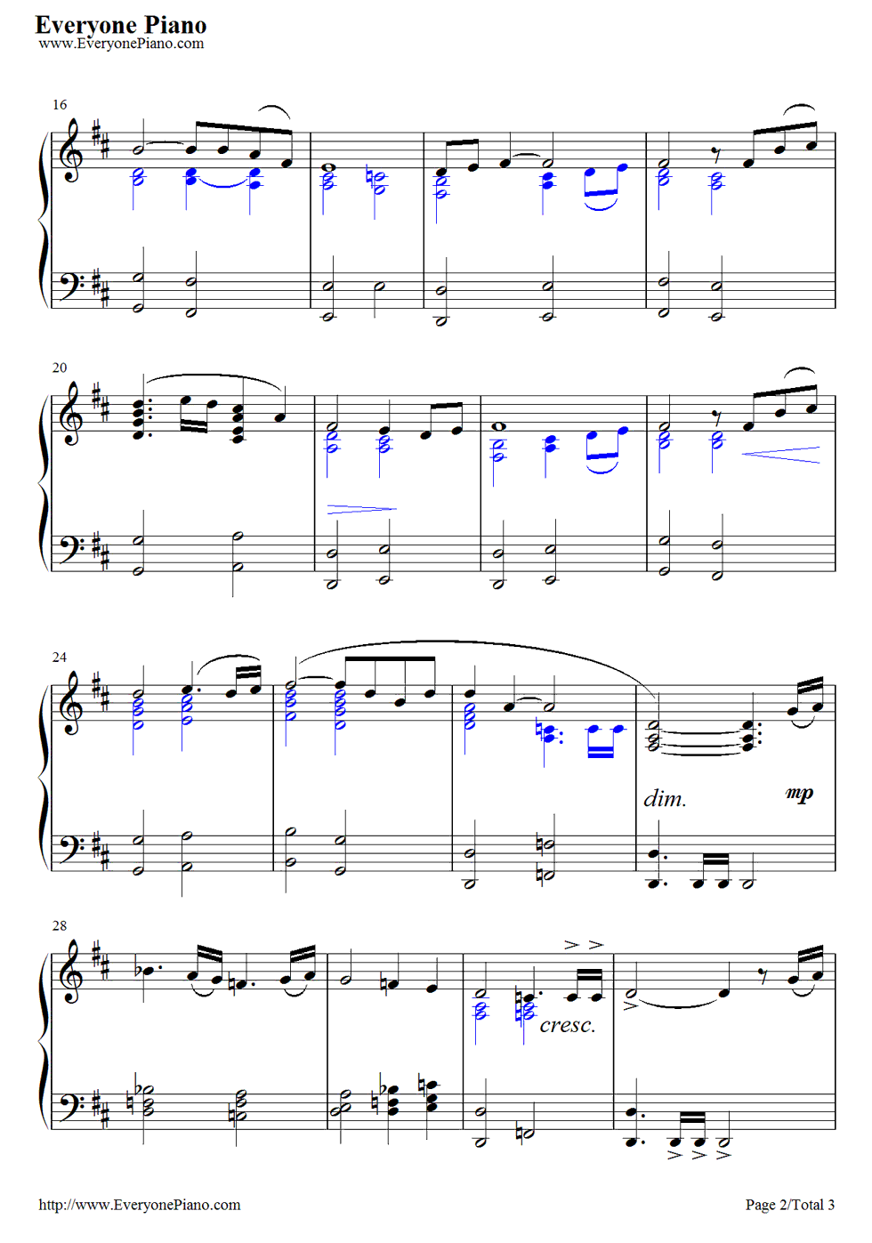 In_Dreams钢琴谱_Howard_Shore