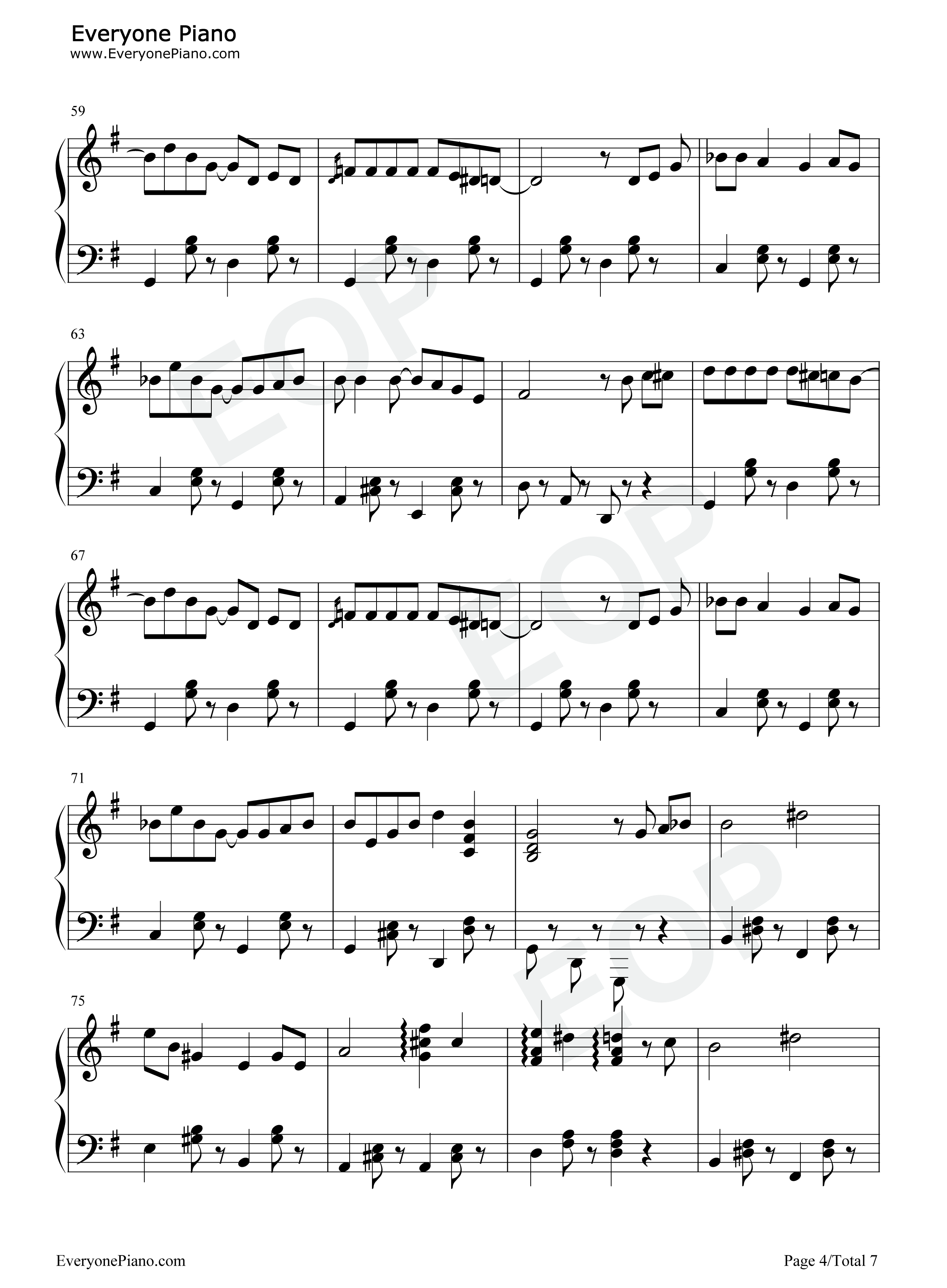 ちびうさ钢琴谱_有泽孝纪