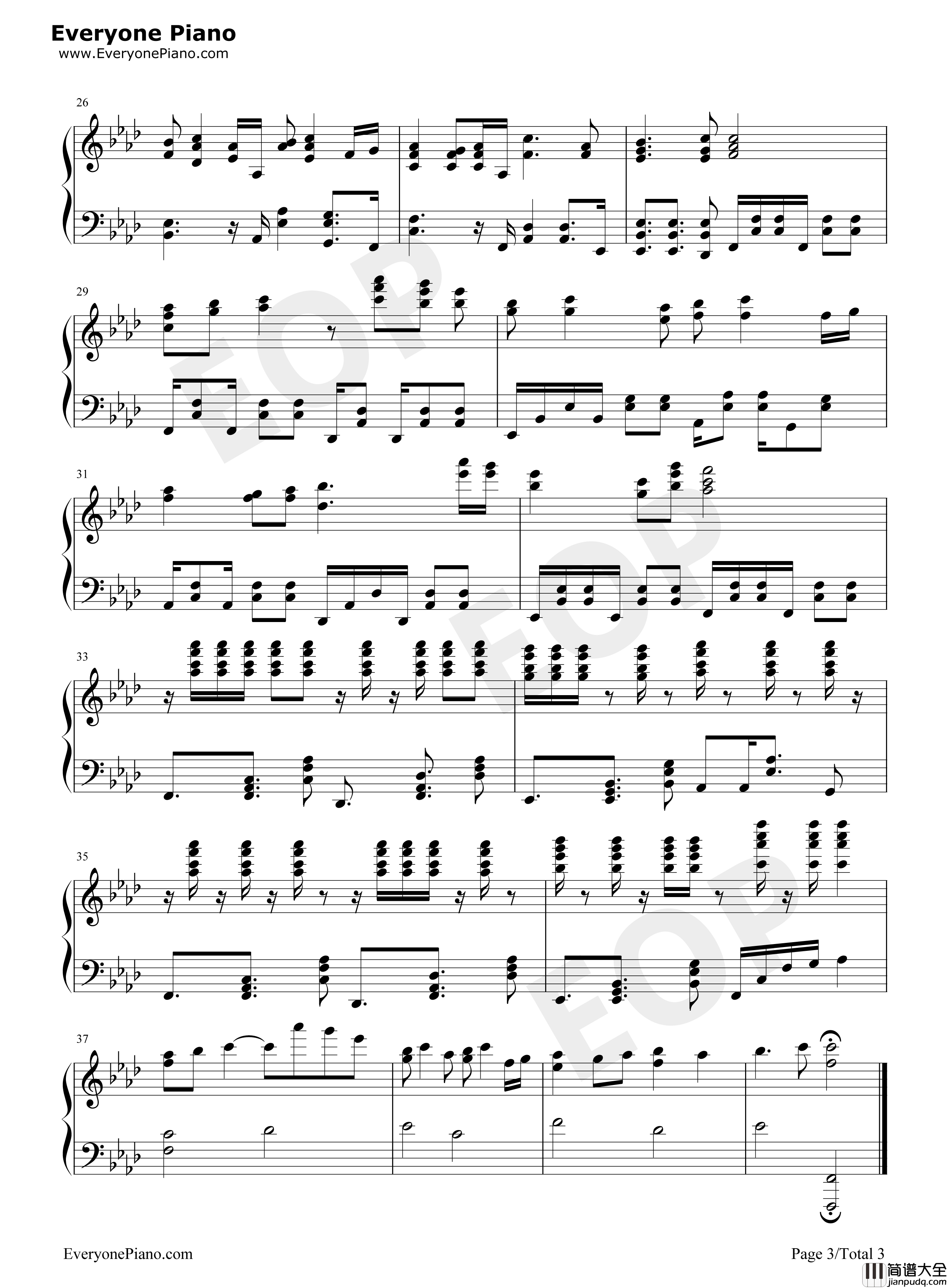 Theme_of_SSS钢琴谱_麻枝准