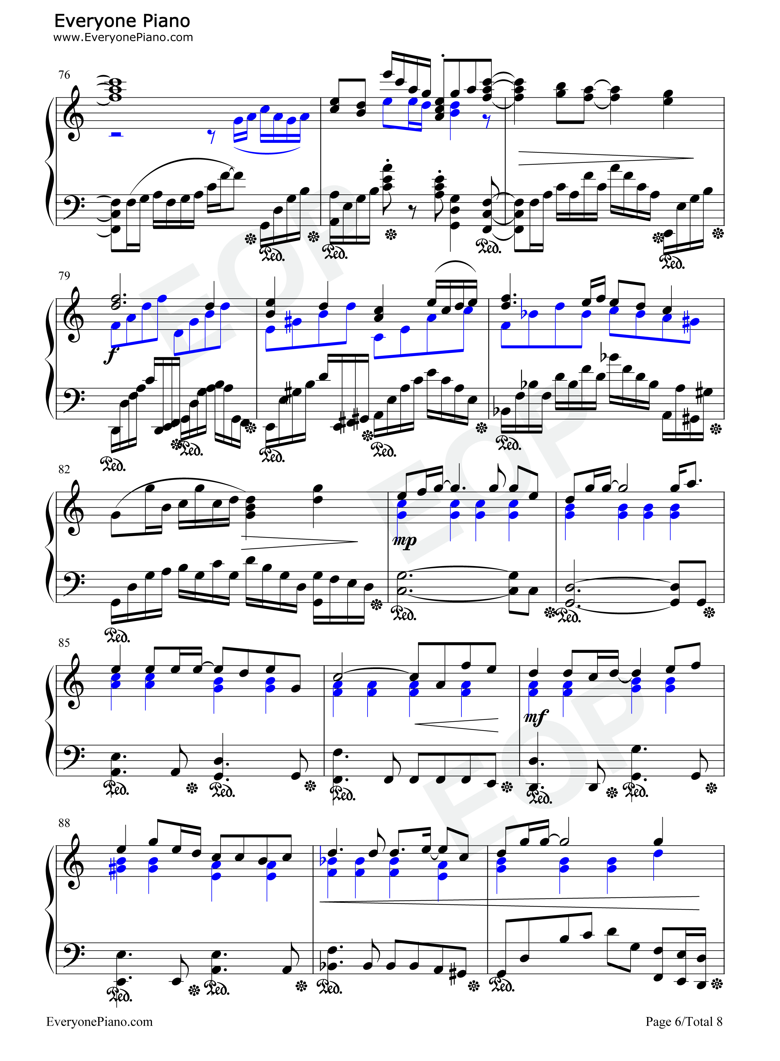 忘れ咲き钢琴谱_GARNET_CROW