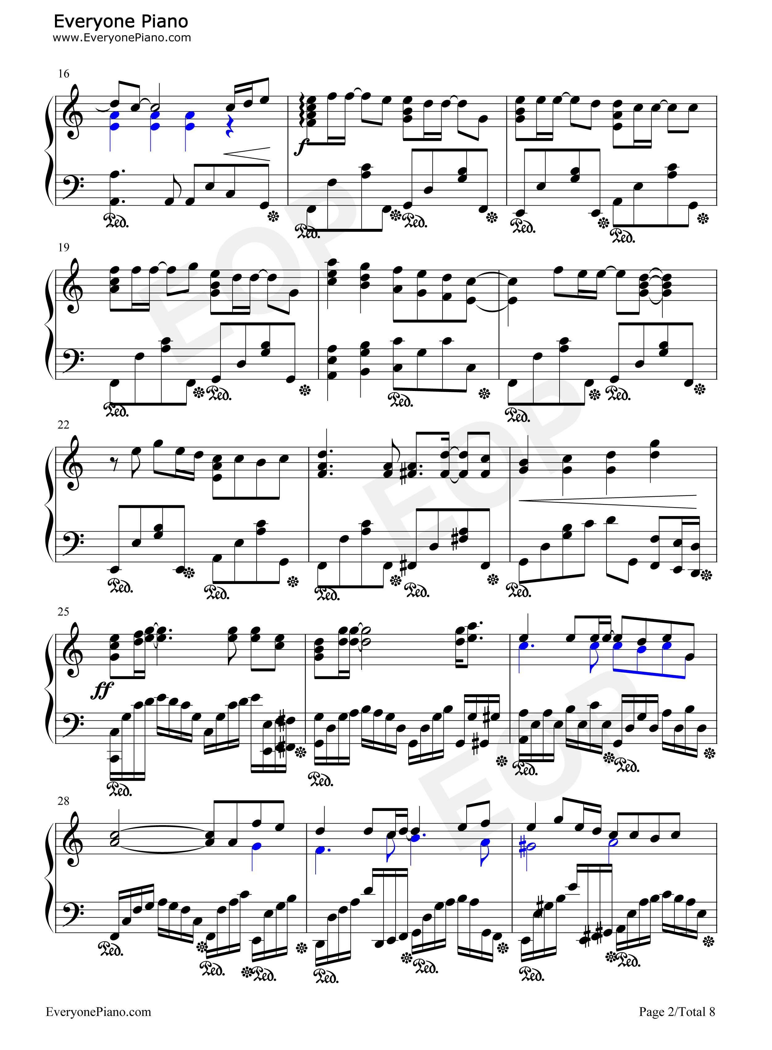 忘れ咲き钢琴谱_GARNET_CROW