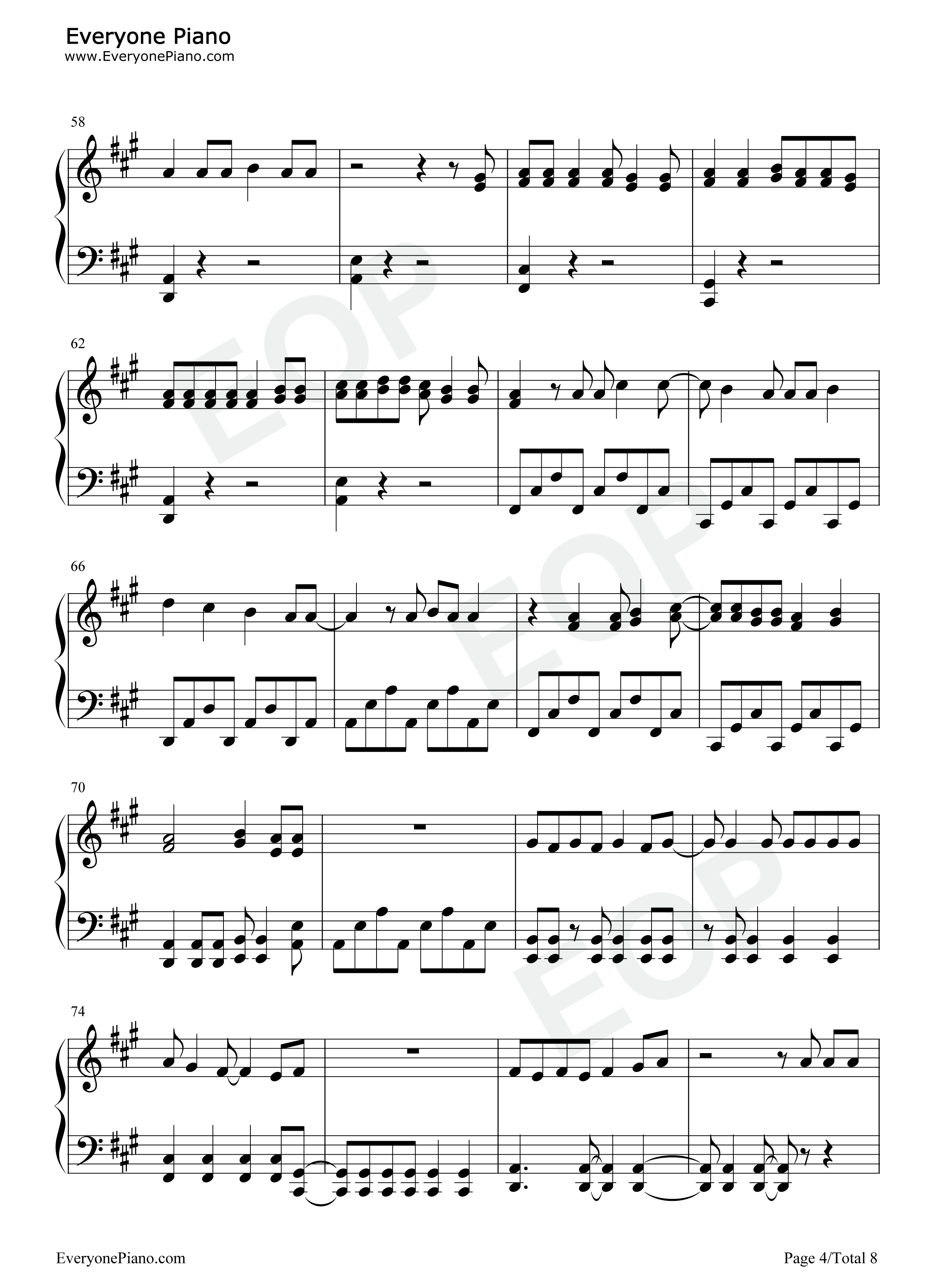 瞬間センチメンタル钢琴谱_SCANDAL