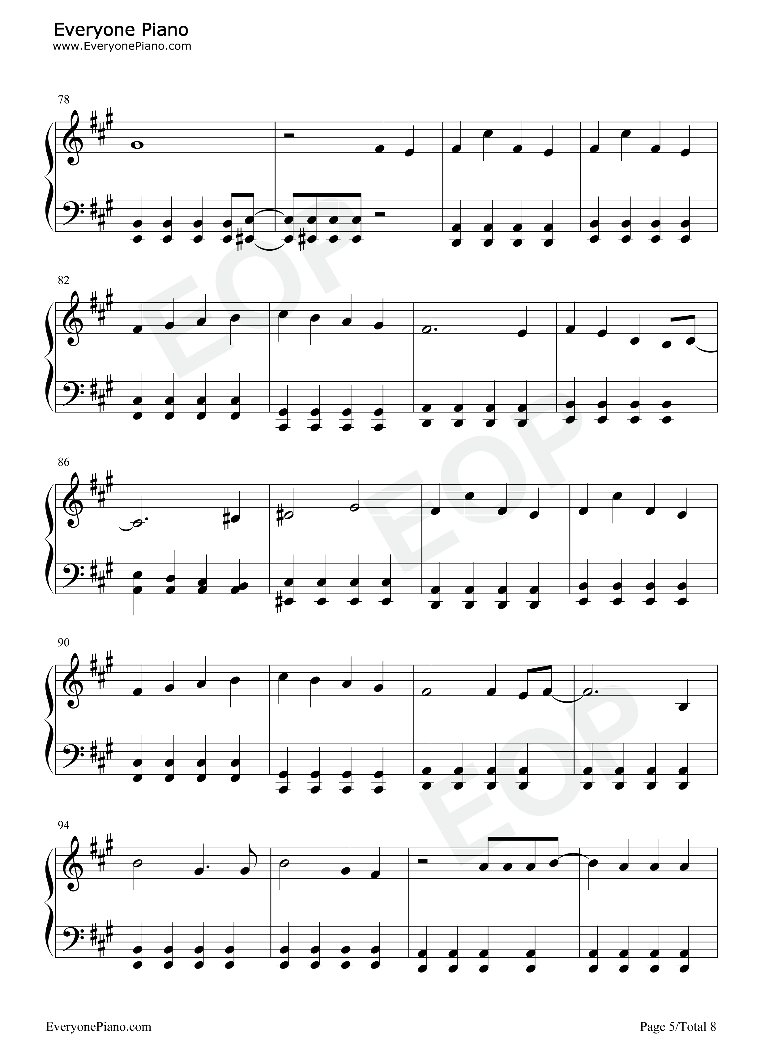 瞬間センチメンタル钢琴谱_SCANDAL