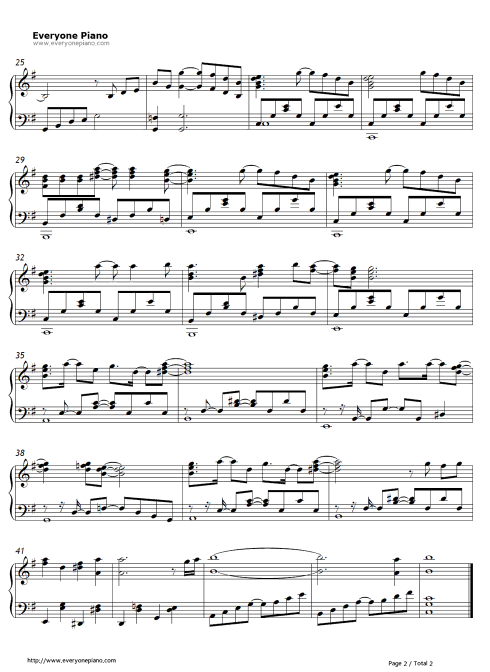 I_Will钢琴谱_Sowelu