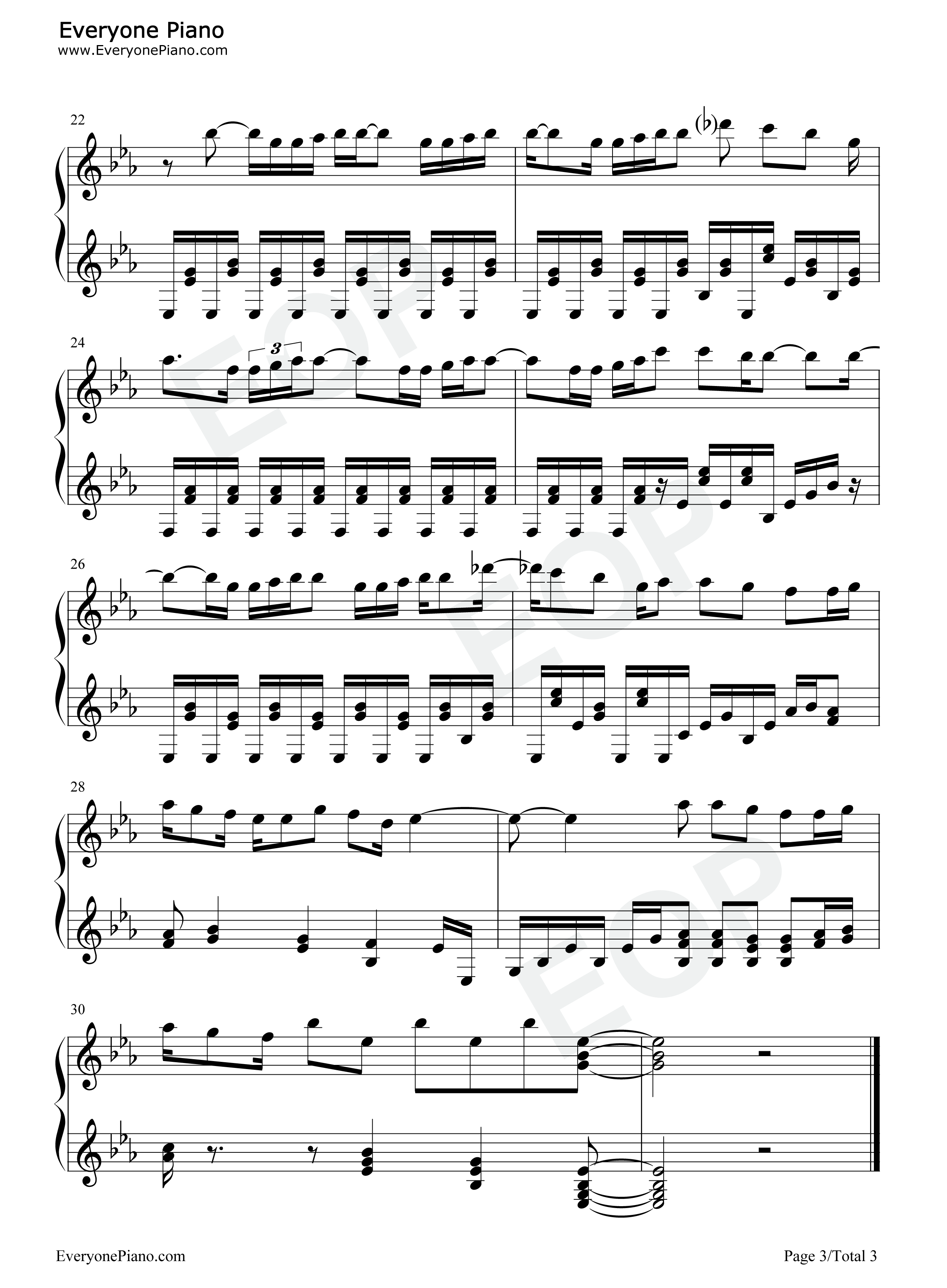 Perfect钢琴谱_麻生夏子