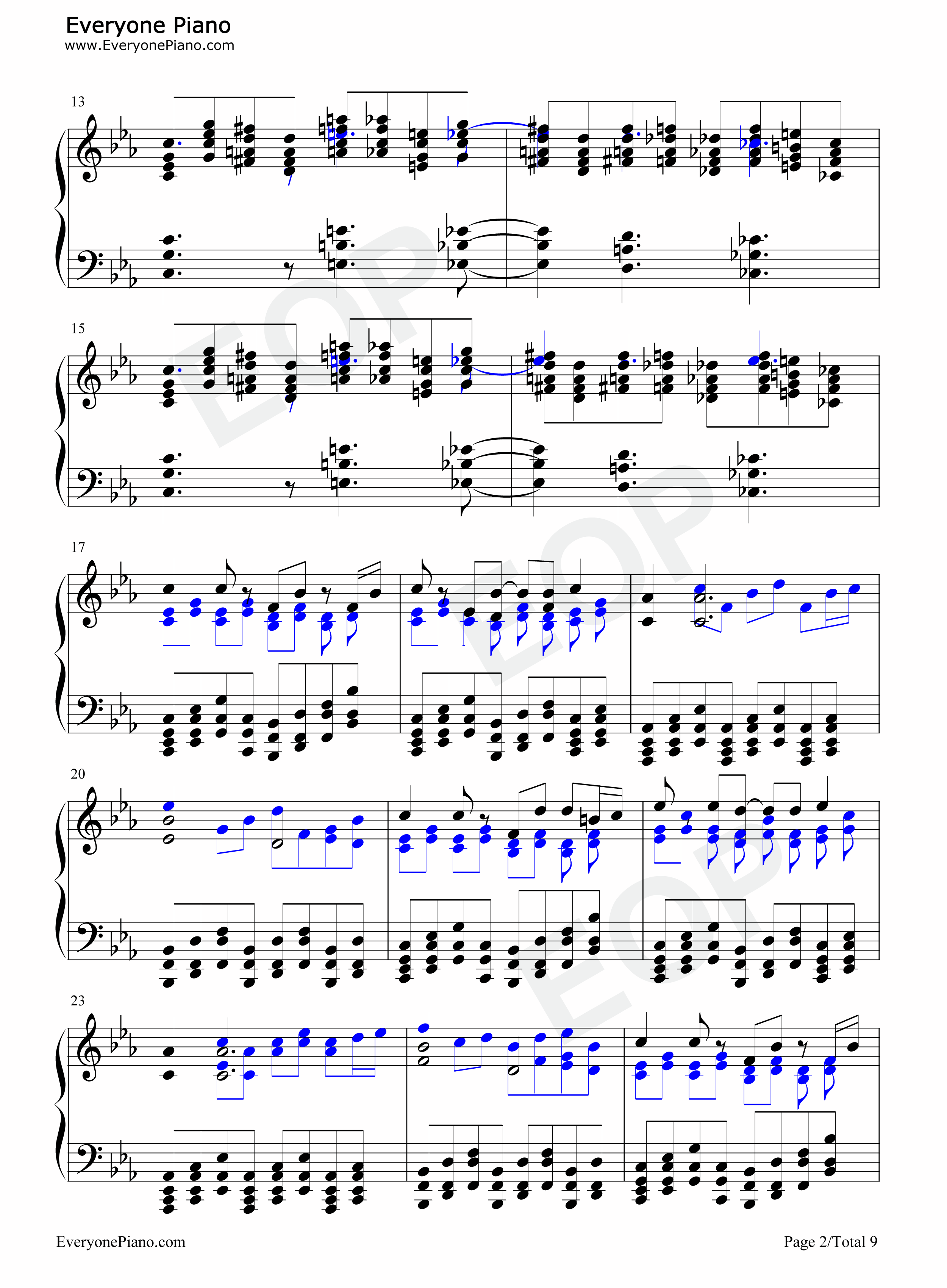 霊知の太阳信仰～Nuclear_Fusion钢琴谱_东方project